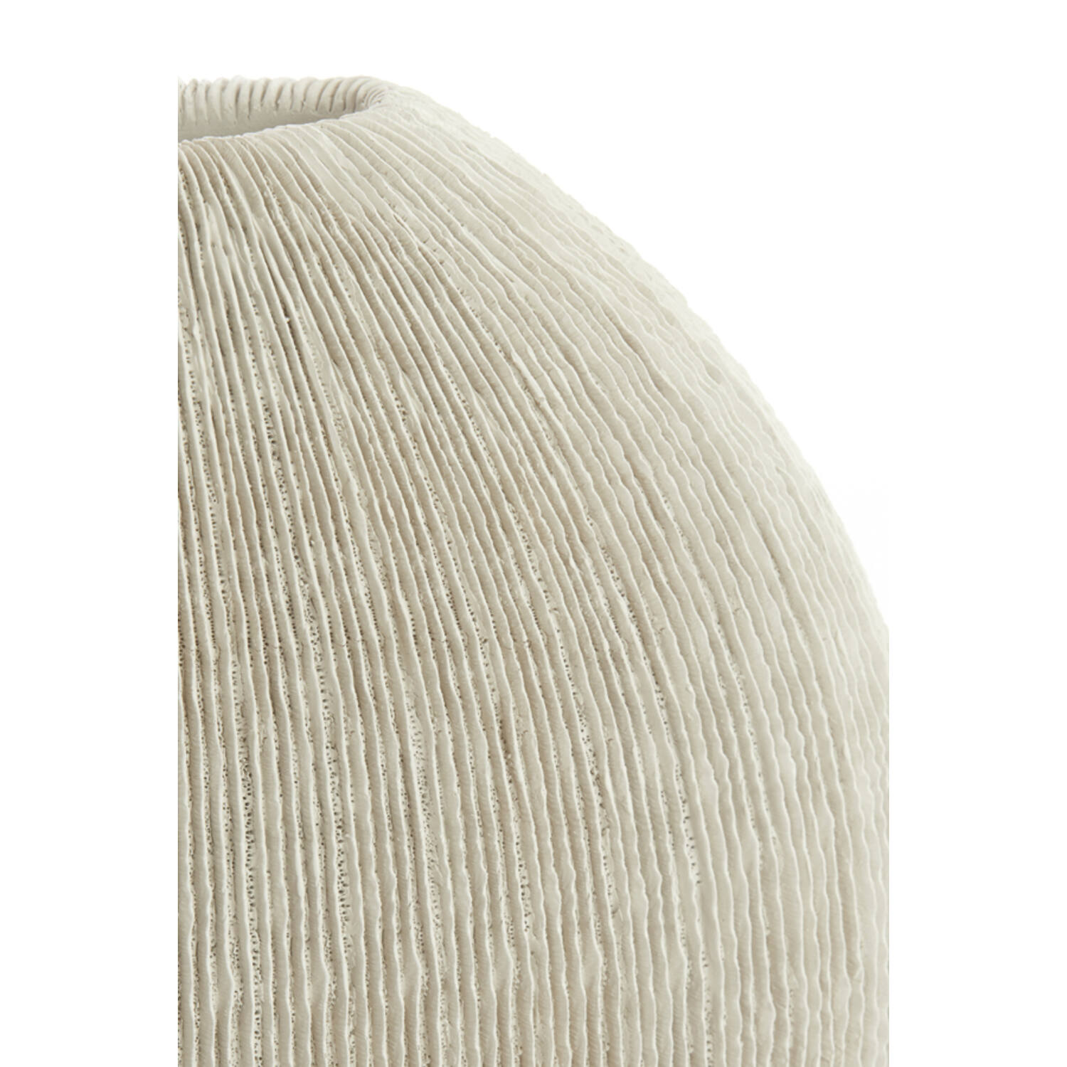 Vase deco 50x15x50 cm BUBIO cream
