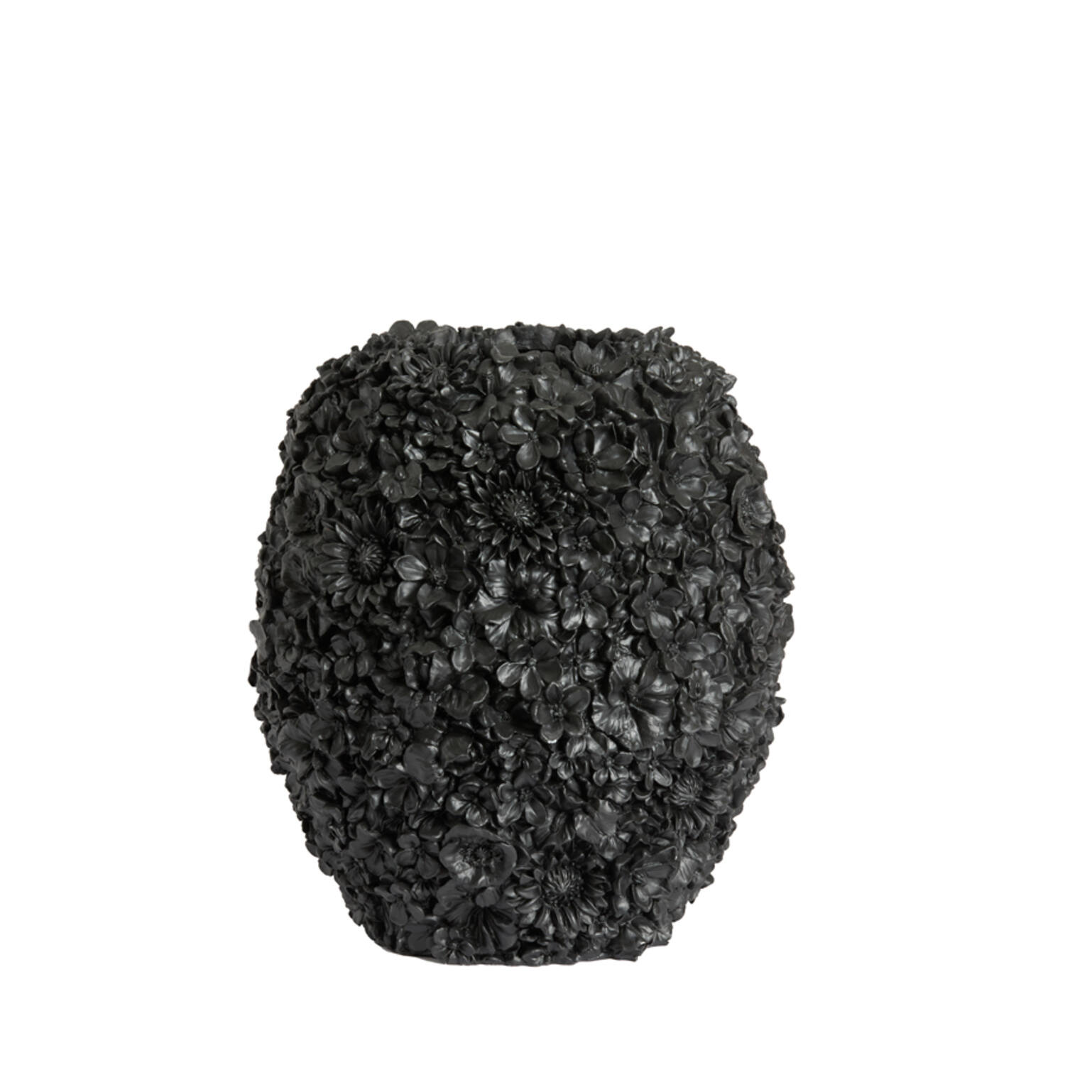 Vase deco Ø27x30,5 cm VIOLETA matt black