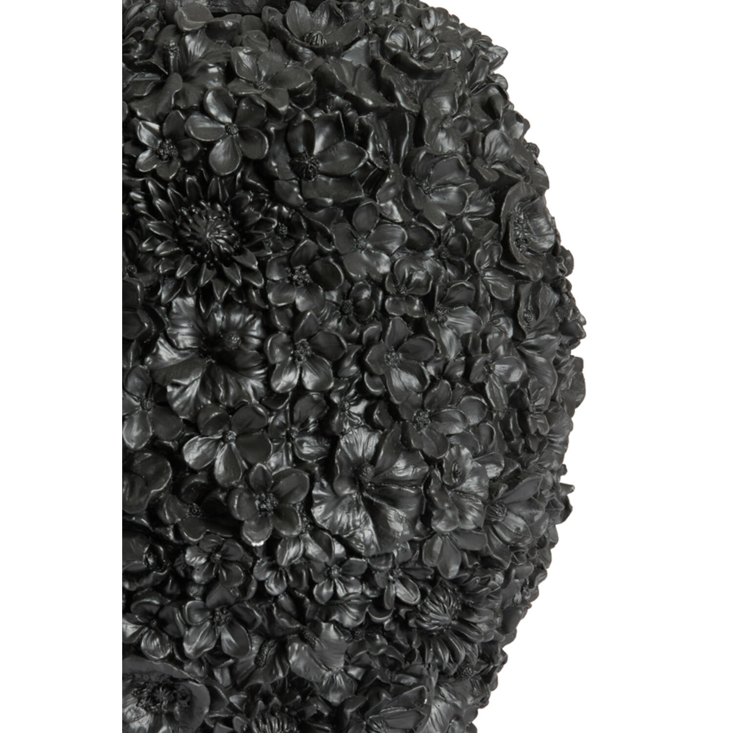 Vase deco Ø27x30,5 cm VIOLETA matt black