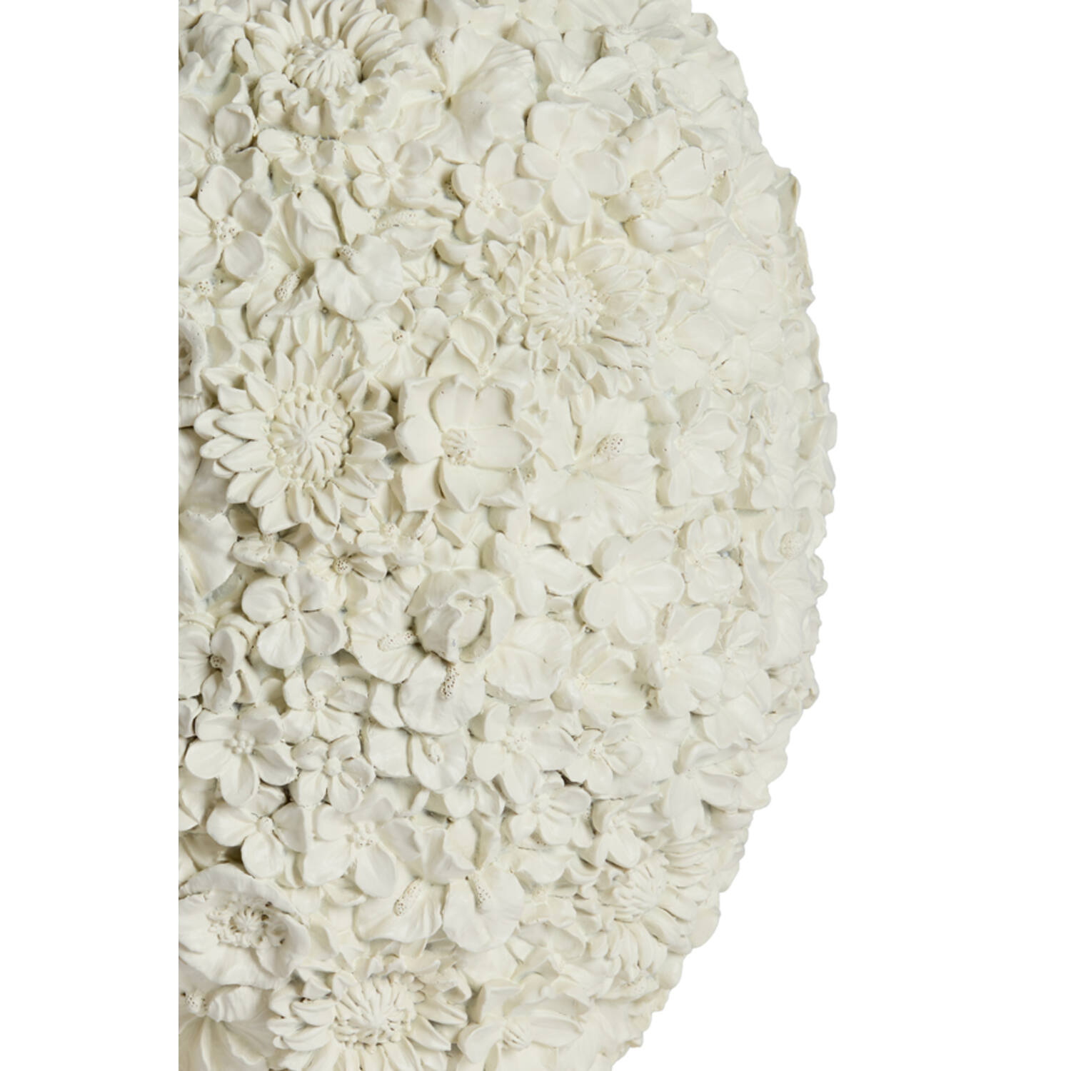 Vase deco Ø27x30,5 cm VIOLETA matt cream