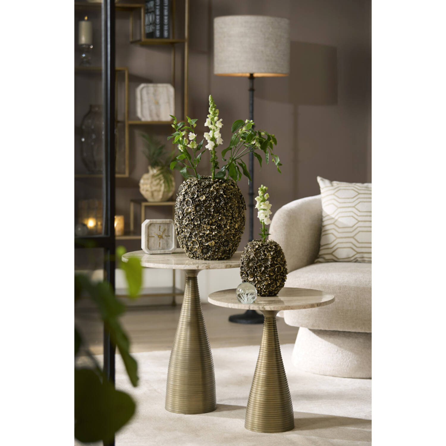 Vase deco Ø17x20 cm VIOLETA bronze