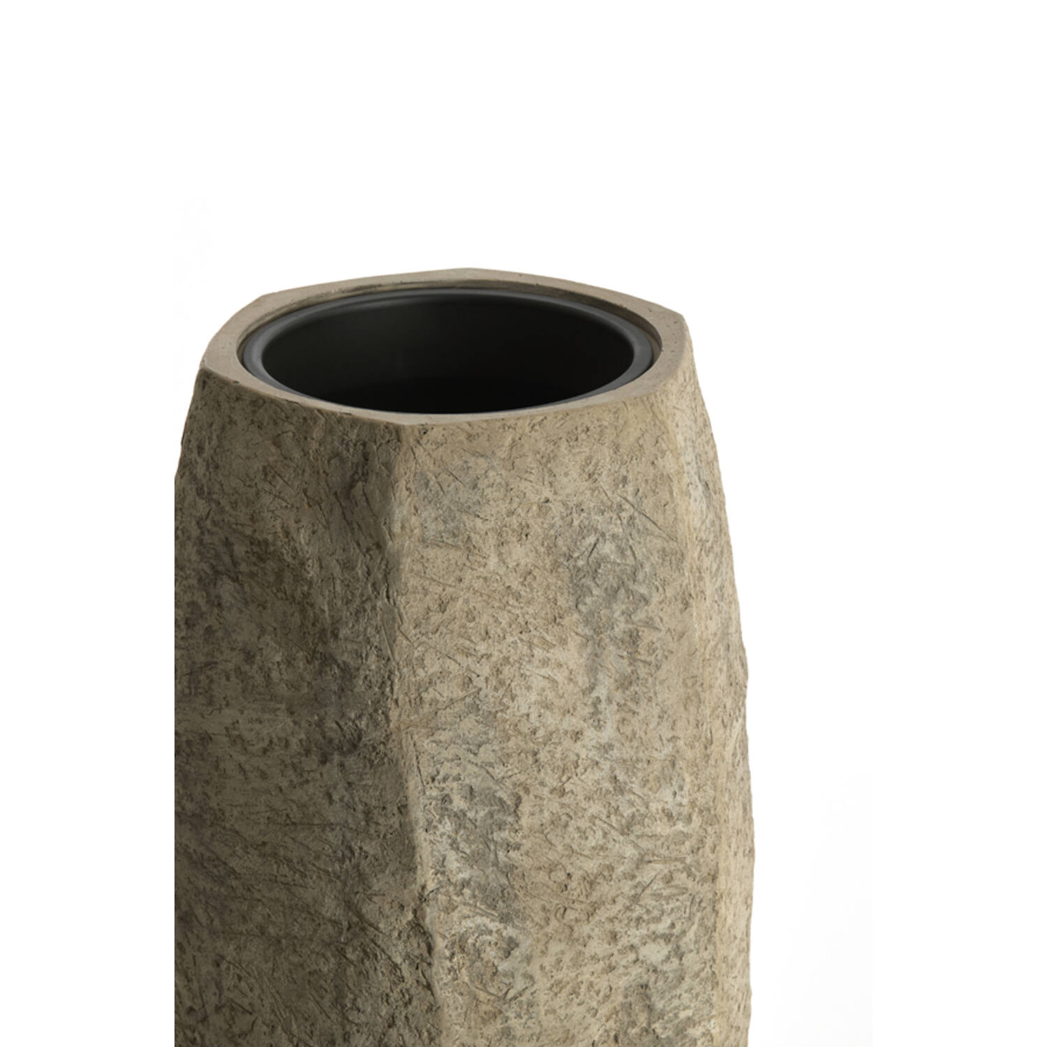 Pot deco 50x47x88 cm AGELO taupe
