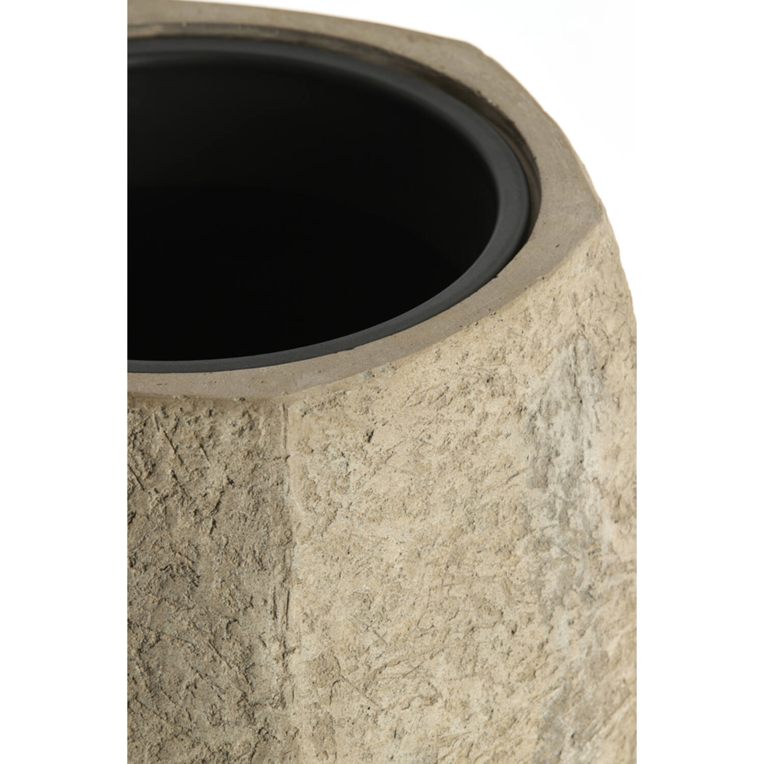 Pot deco 50x47x88 cm AGELO taupe