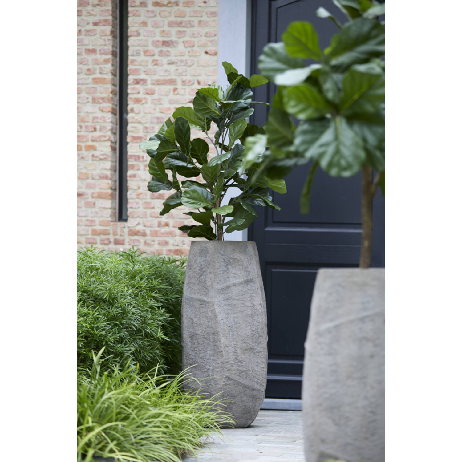 Pot deco 50x47x105 cm AGELO taupe