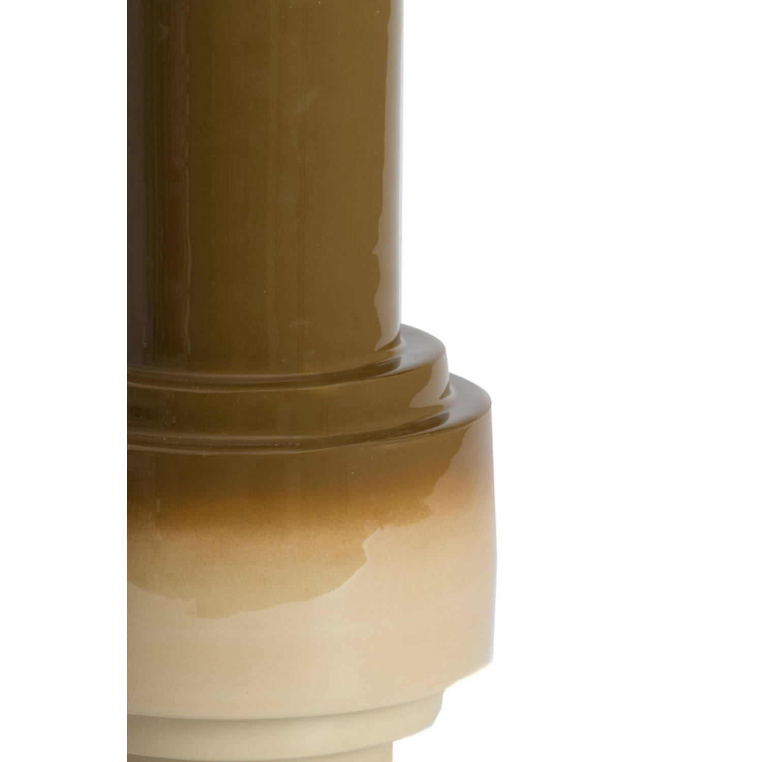 Vase deco Ø22x33,5 cm CARIMA dark brown+sand