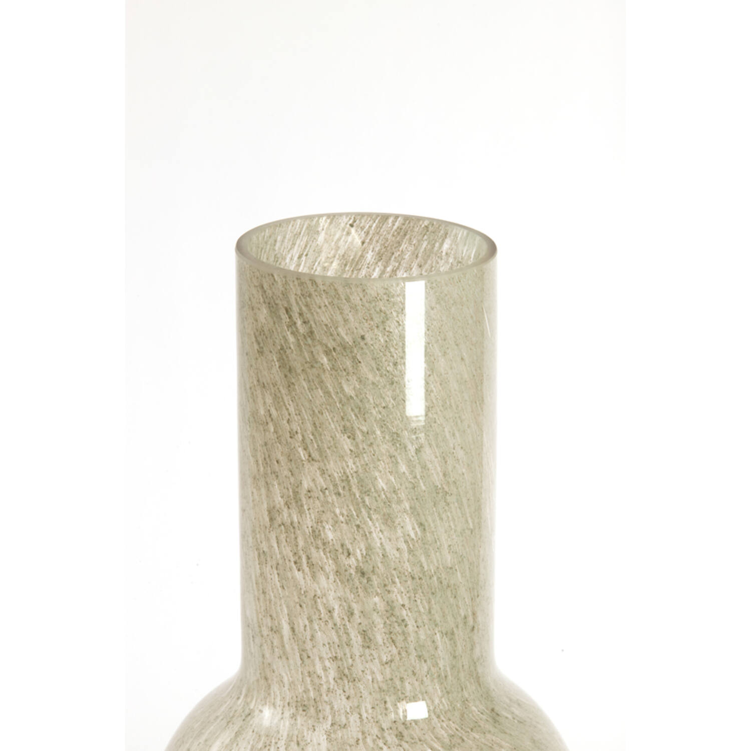 Vase Ø29x63,5 cm LAZARO glass grey-green