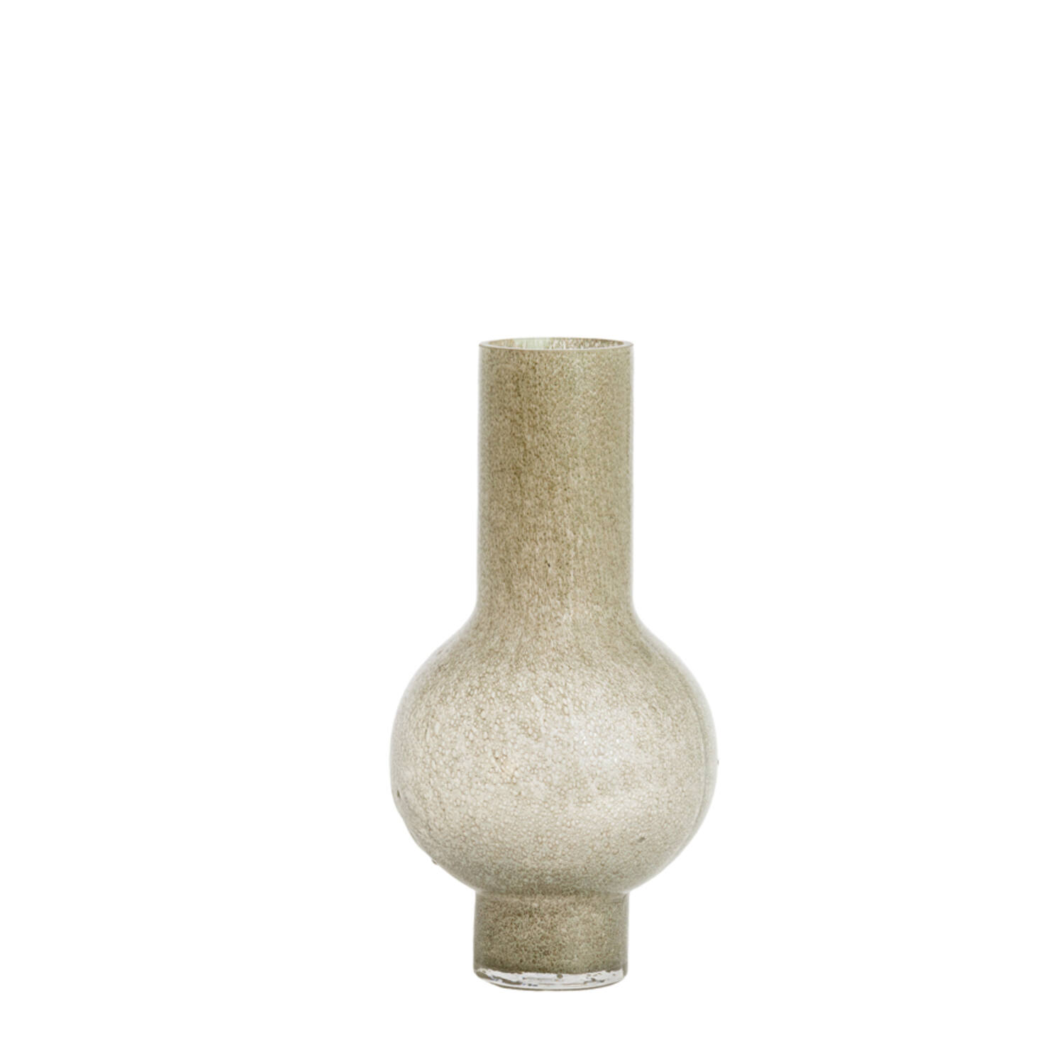 Vase Ø25x48,5 cm LAZARO glass grey-green