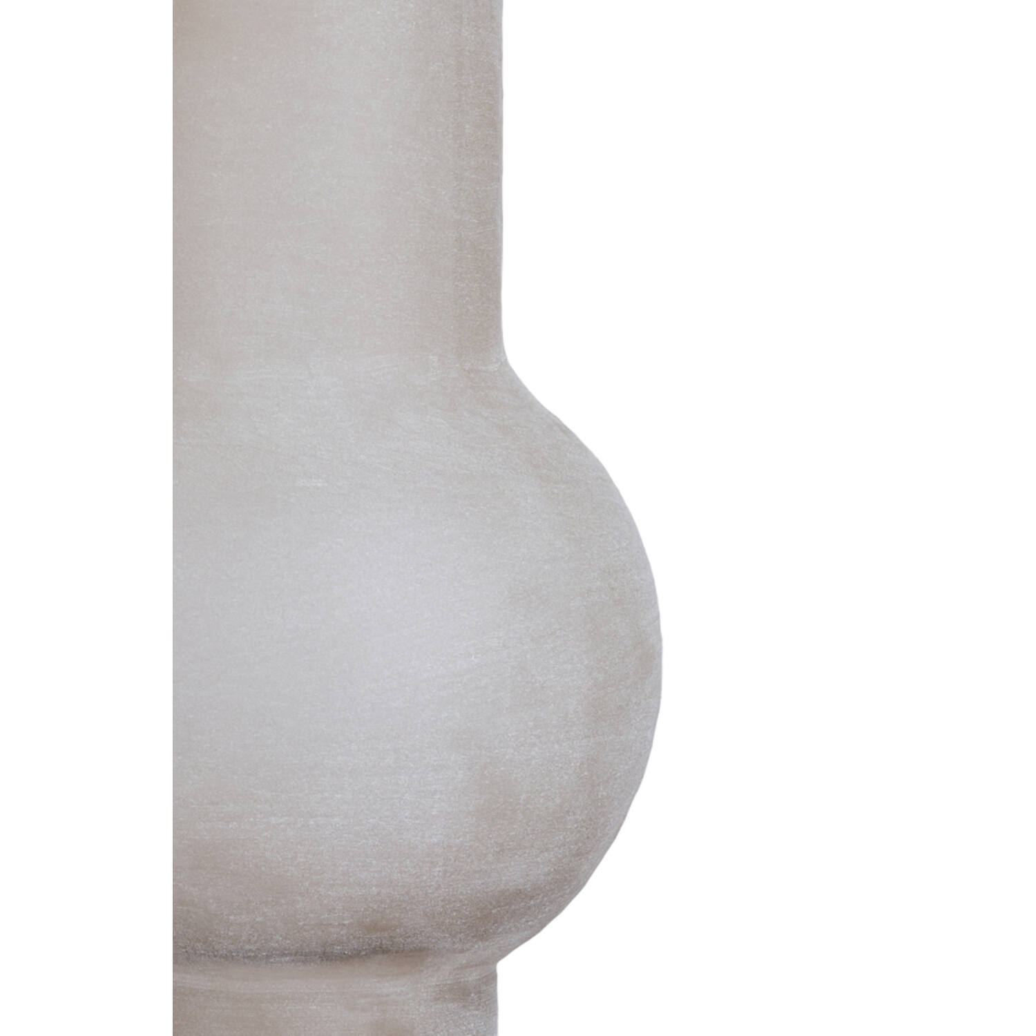 Vase Ø25x48,5 cm LAZARO glass matt light brown