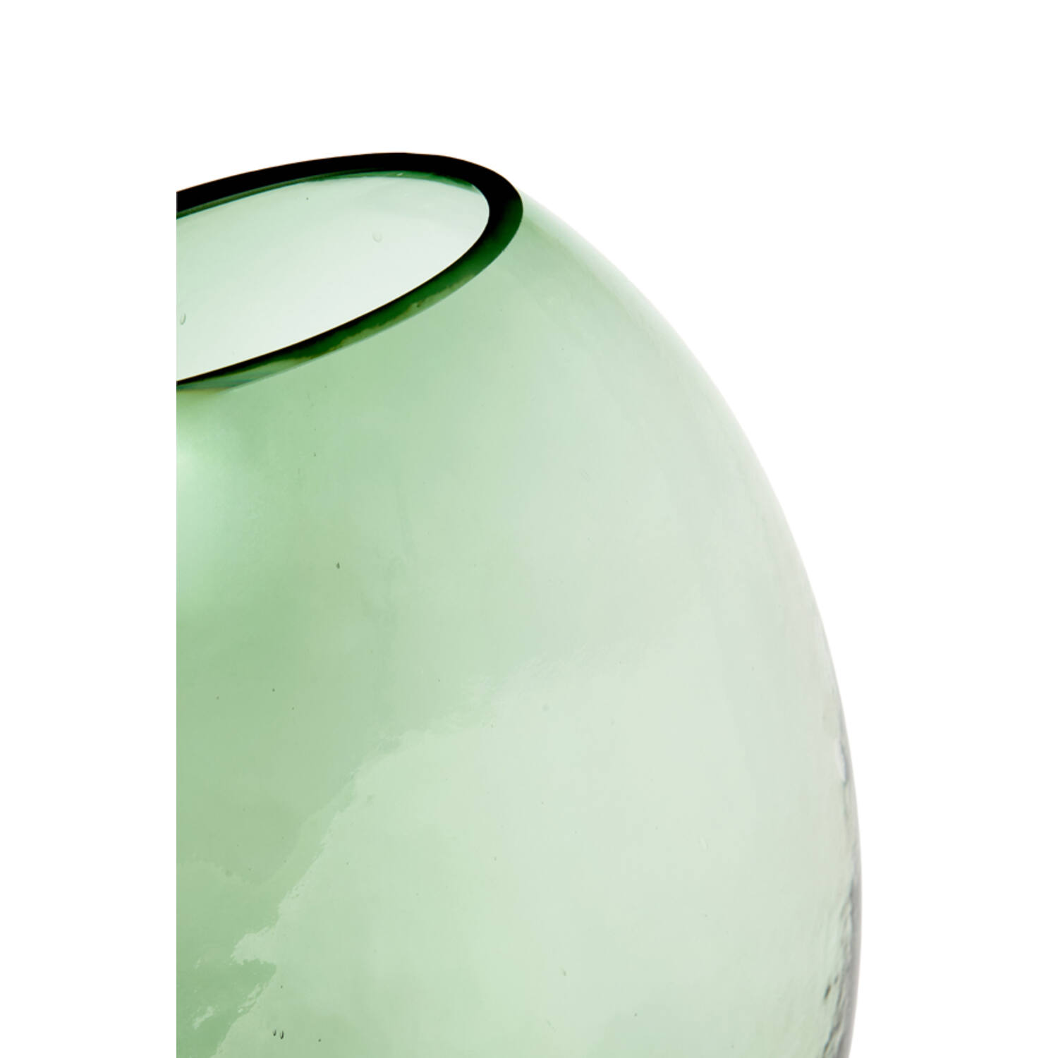 Vase 43x16x43 cm SANTINO glass clear green