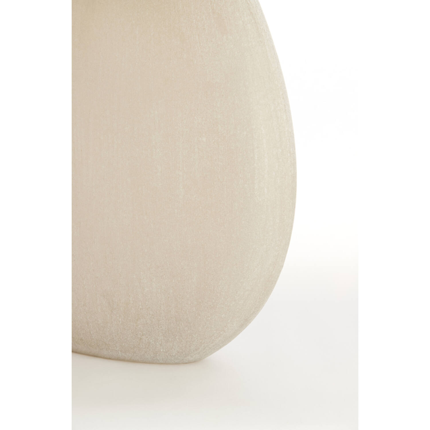 Vase 43x16x43 cm SANTINO glass matt light brown