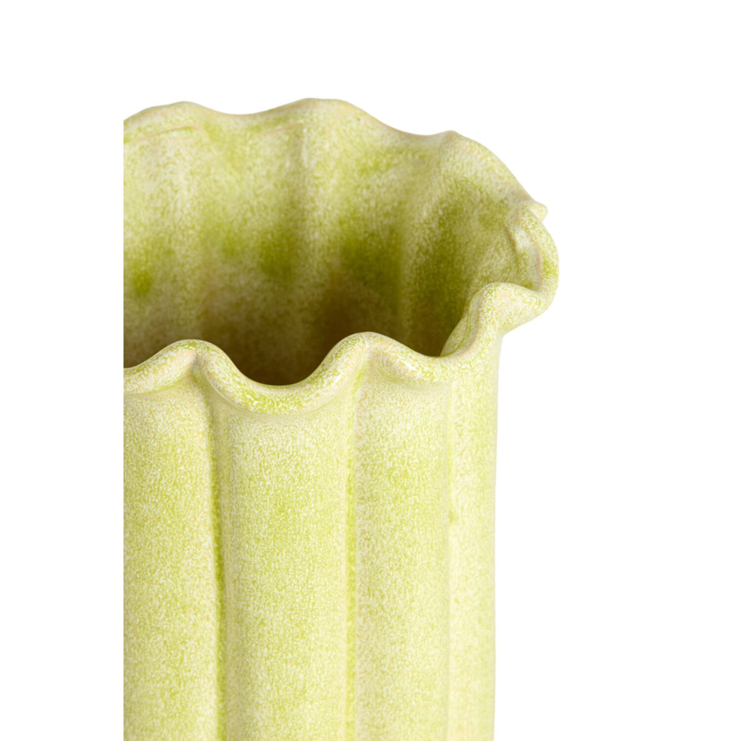 Vase deco Ø16x23 cm SEDONI ceramics light green