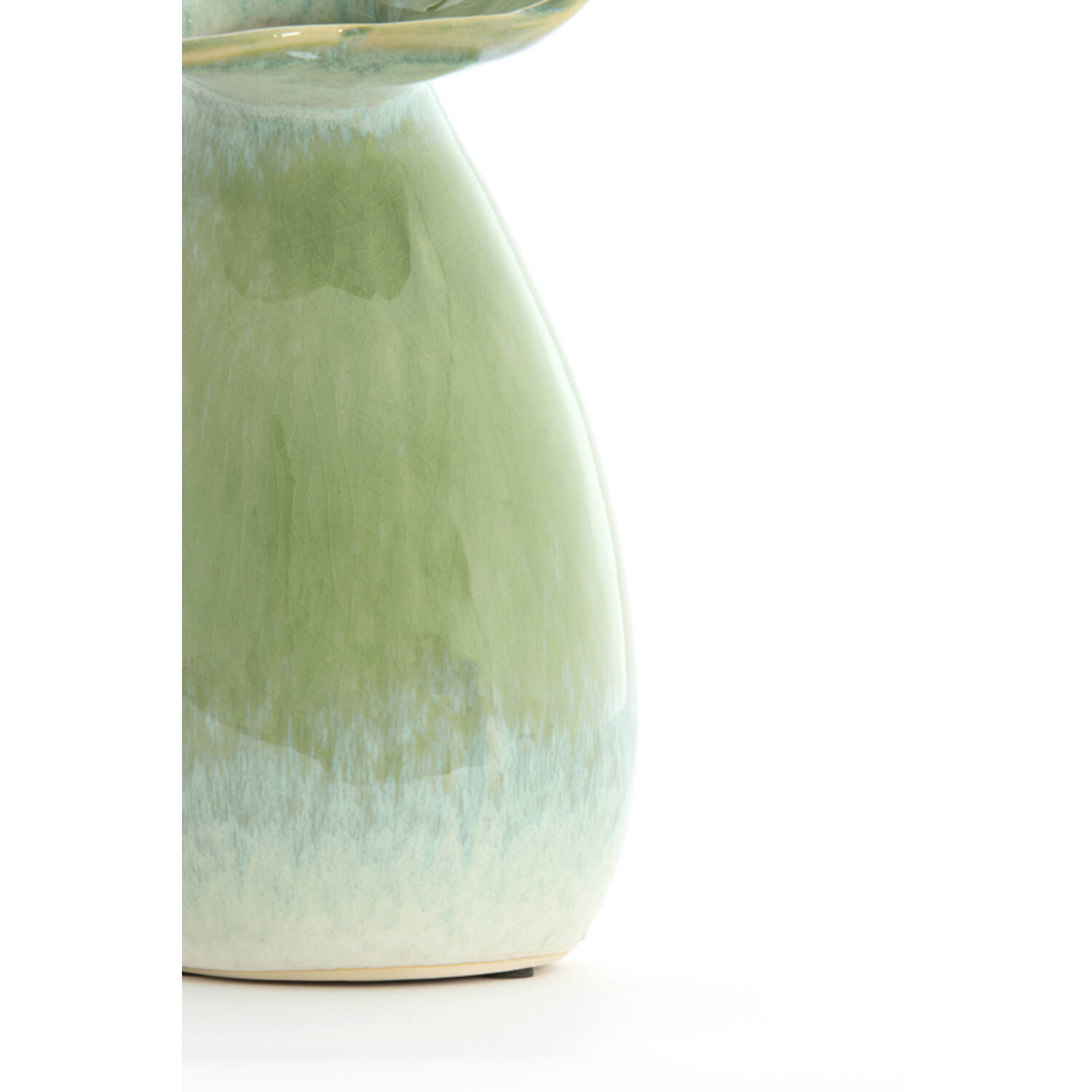 Vase deco Ø10,5x19,5 cm CULLA ceramics green+light blue