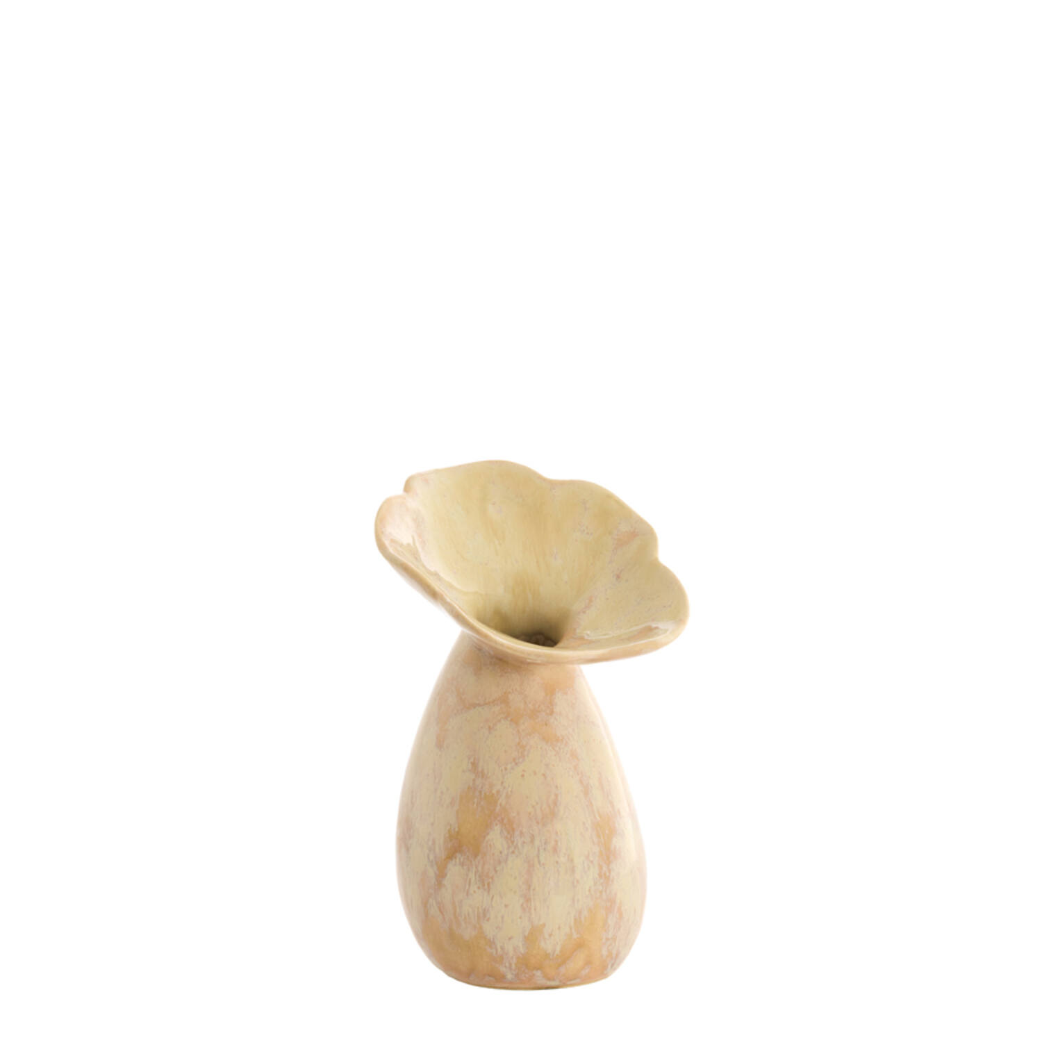 Vase deco Ø10,5x19,5 cm CULLA ceramics light peach