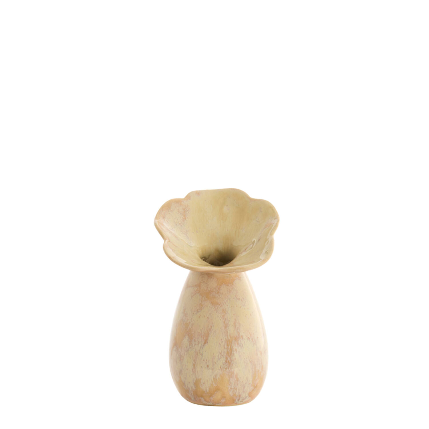 Vase deco Ø10,5x19,5 cm CULLA ceramics light peach