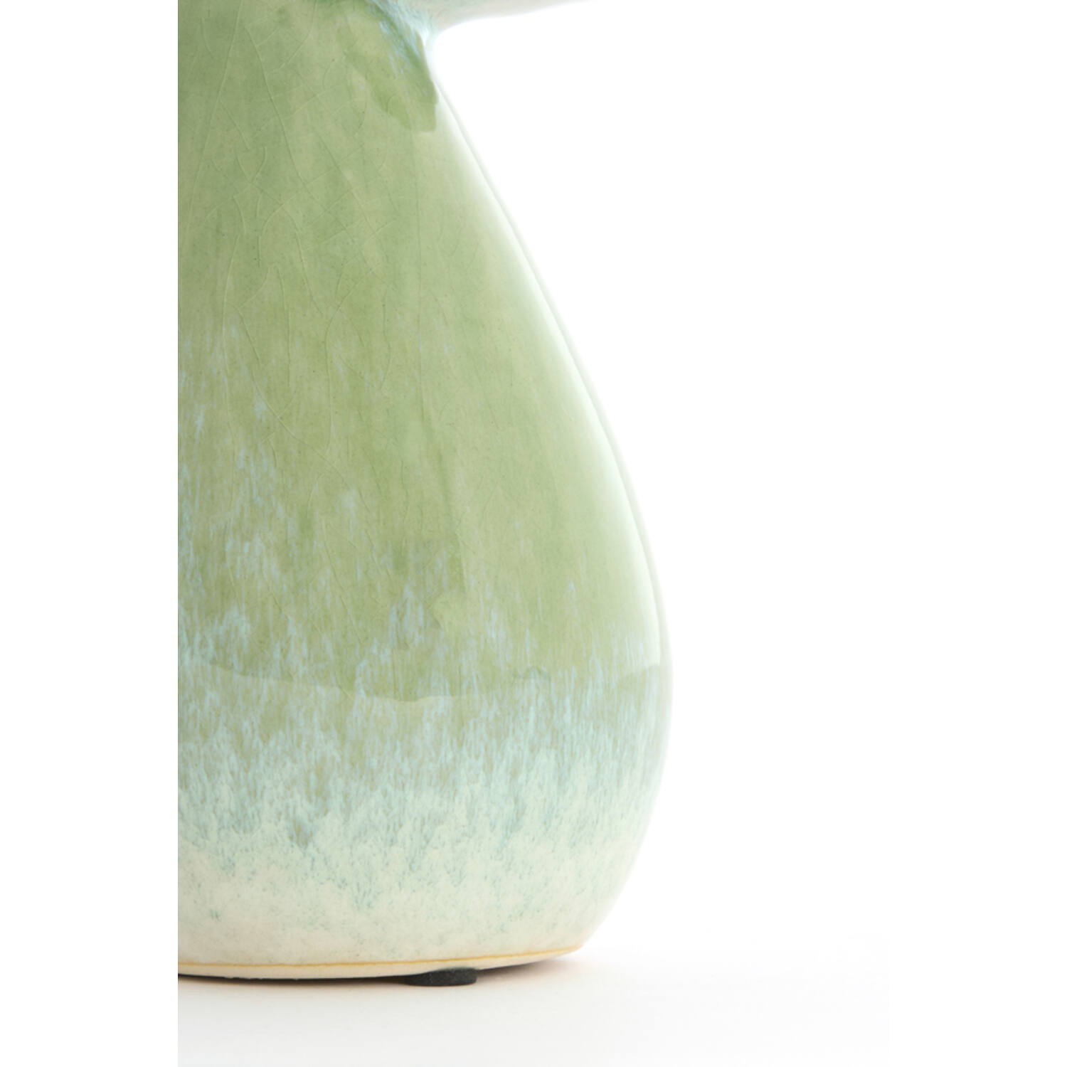 Vase deco Ø14x24 cm CULLA ceramics green+light blue