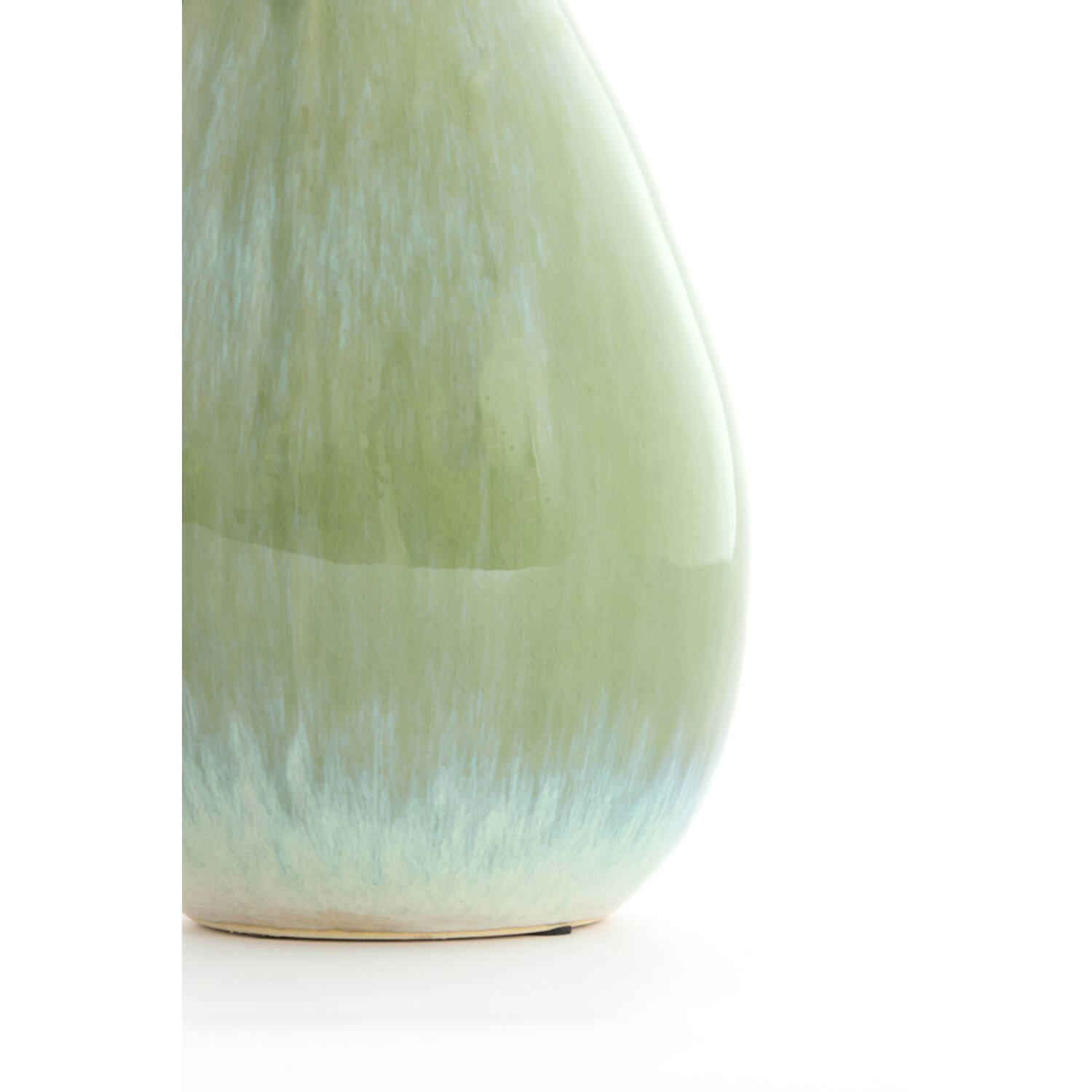 Vase deco Ø15,5x29 cm CULLA ceramics green+light blue