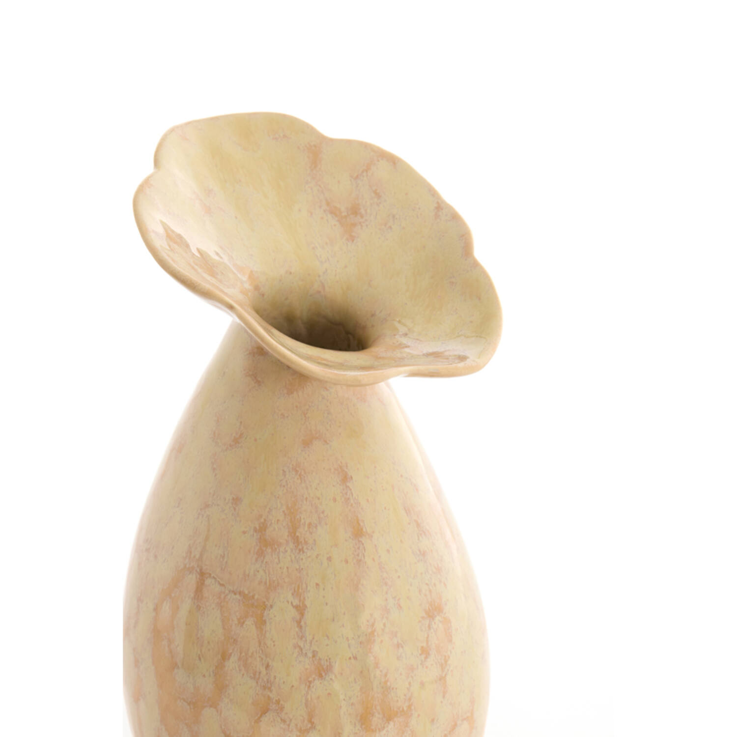 Vase deco Ø15,5x29 cm CULLA ceramics light peach