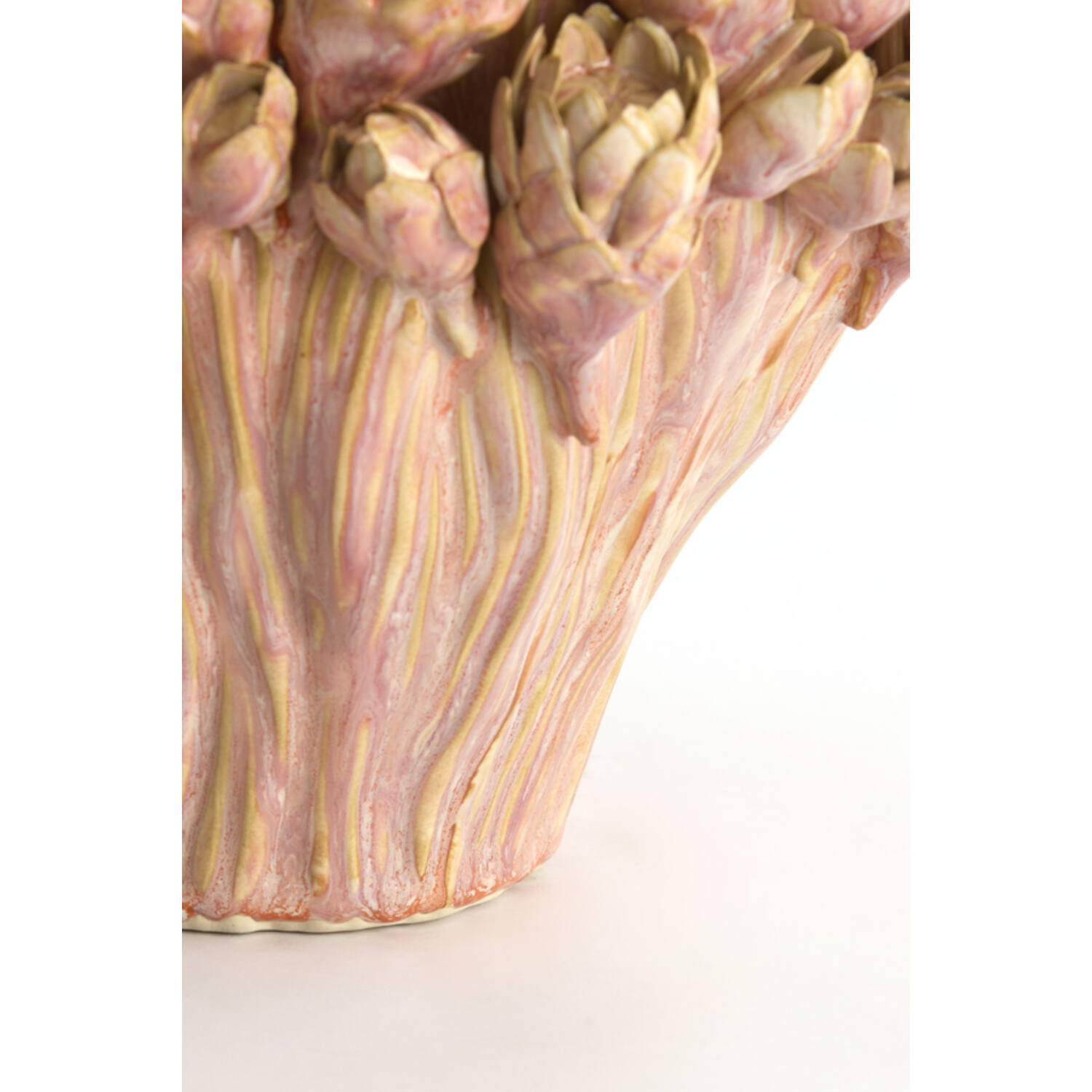 Vase deco Ø28x20,5 cm FYNARA ceramics light pink