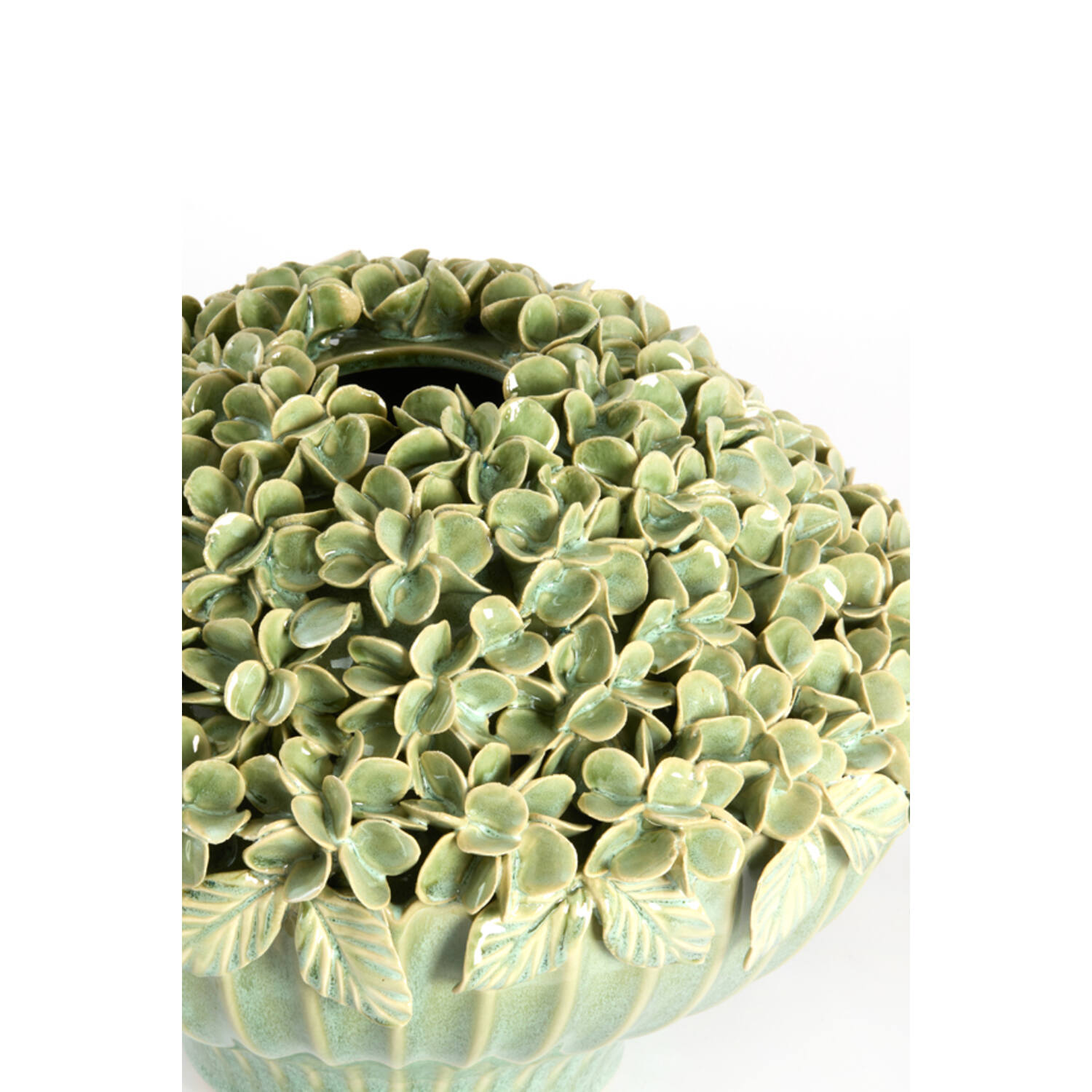 Vase deco Ø31,5x23 cm LIRIEN ceramics mint green
