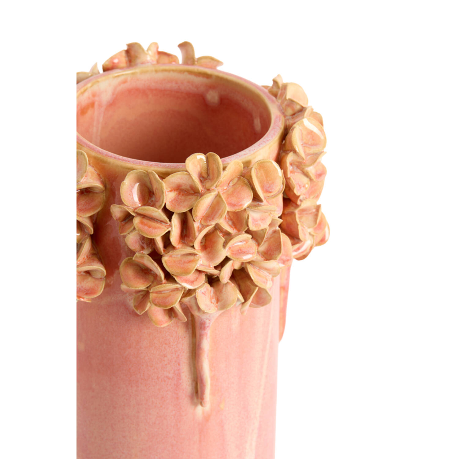 Vase deco Ø13x18 cm LUSERNA ceramics light pink