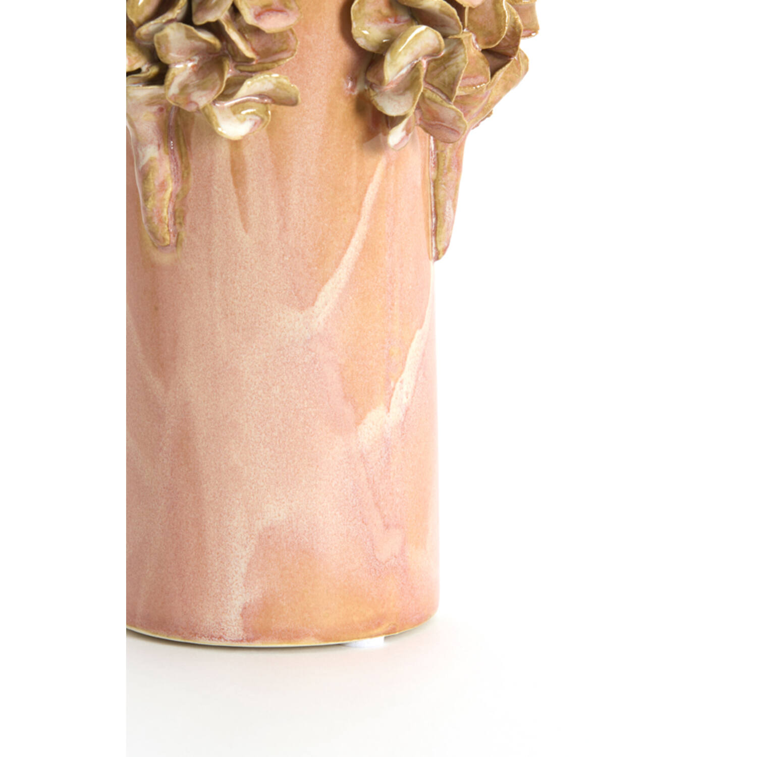Vase deco Ø13x18 cm LUSERNA ceramics light pink
