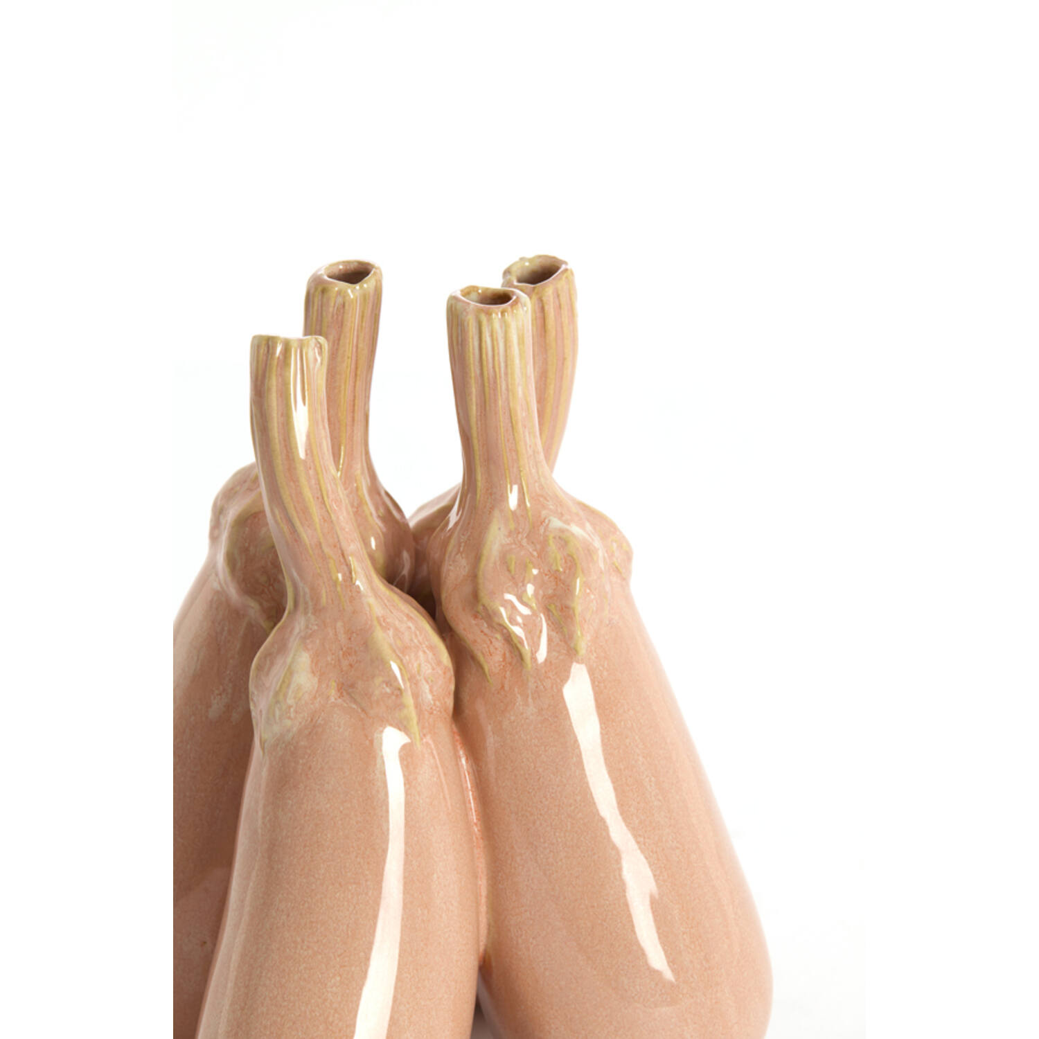 Vase deco Ø12,5x18 cm CORVARA ceramics light pink