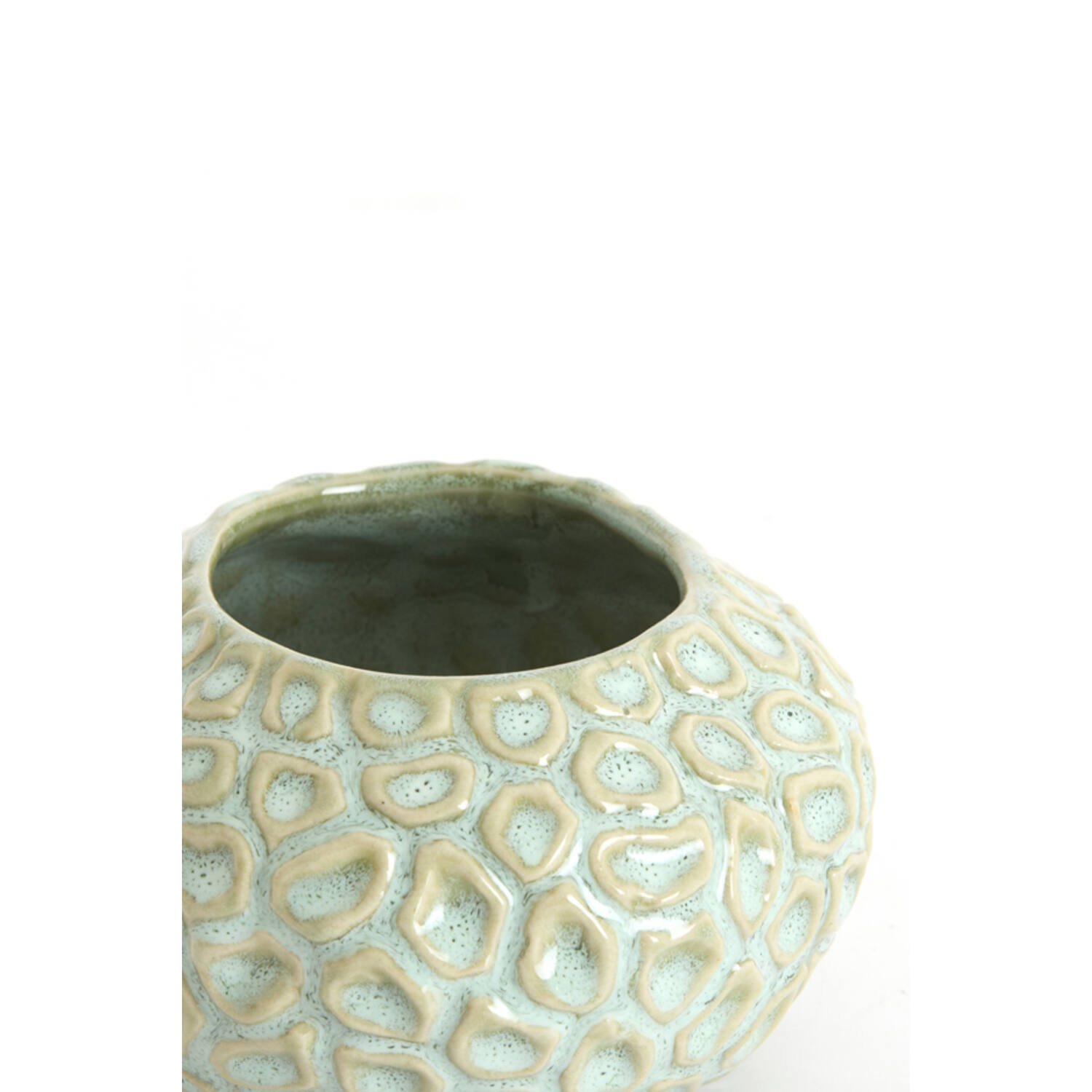 Tealight Ø12x7,5 cm CAREZZA ceramics light green