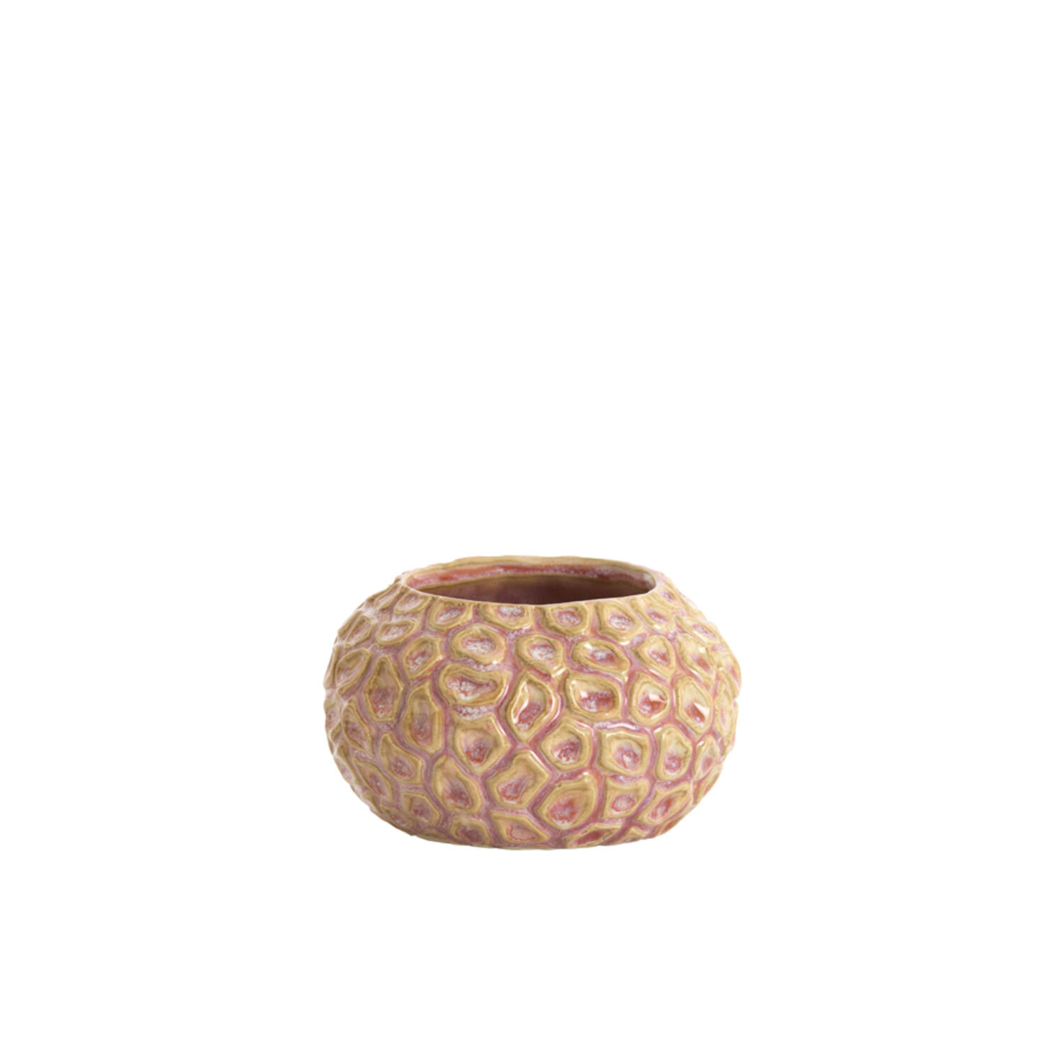 Tealight Ø12x7,5 cm CAREZZA ceramics light pink
