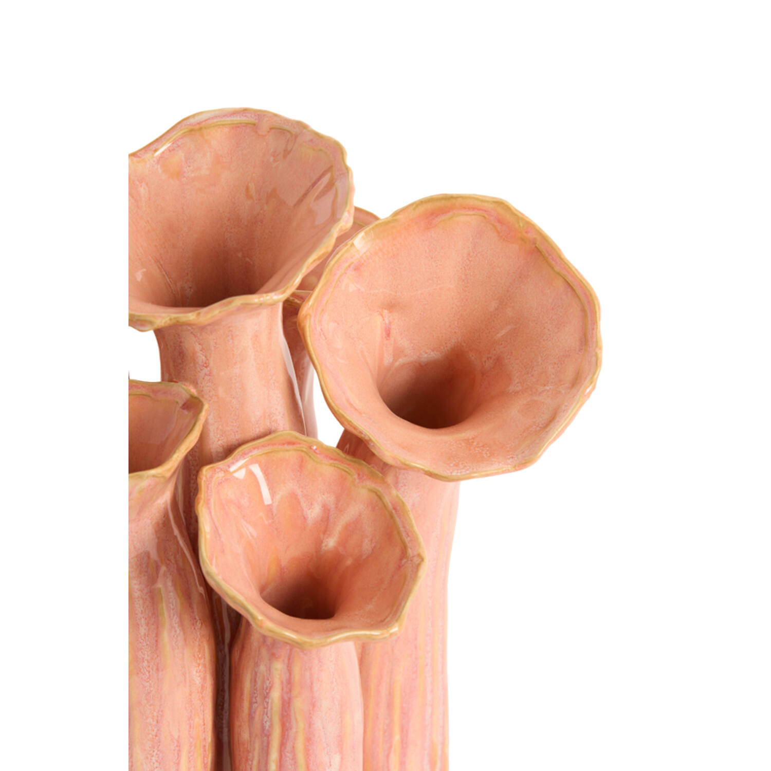 Vase deco 24x21x31 cm MISURINA ceramics pink