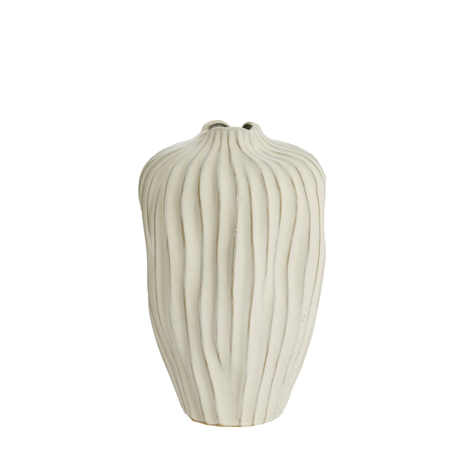 Vase deco Ø26x40 cm VECHHIA ceramics cream