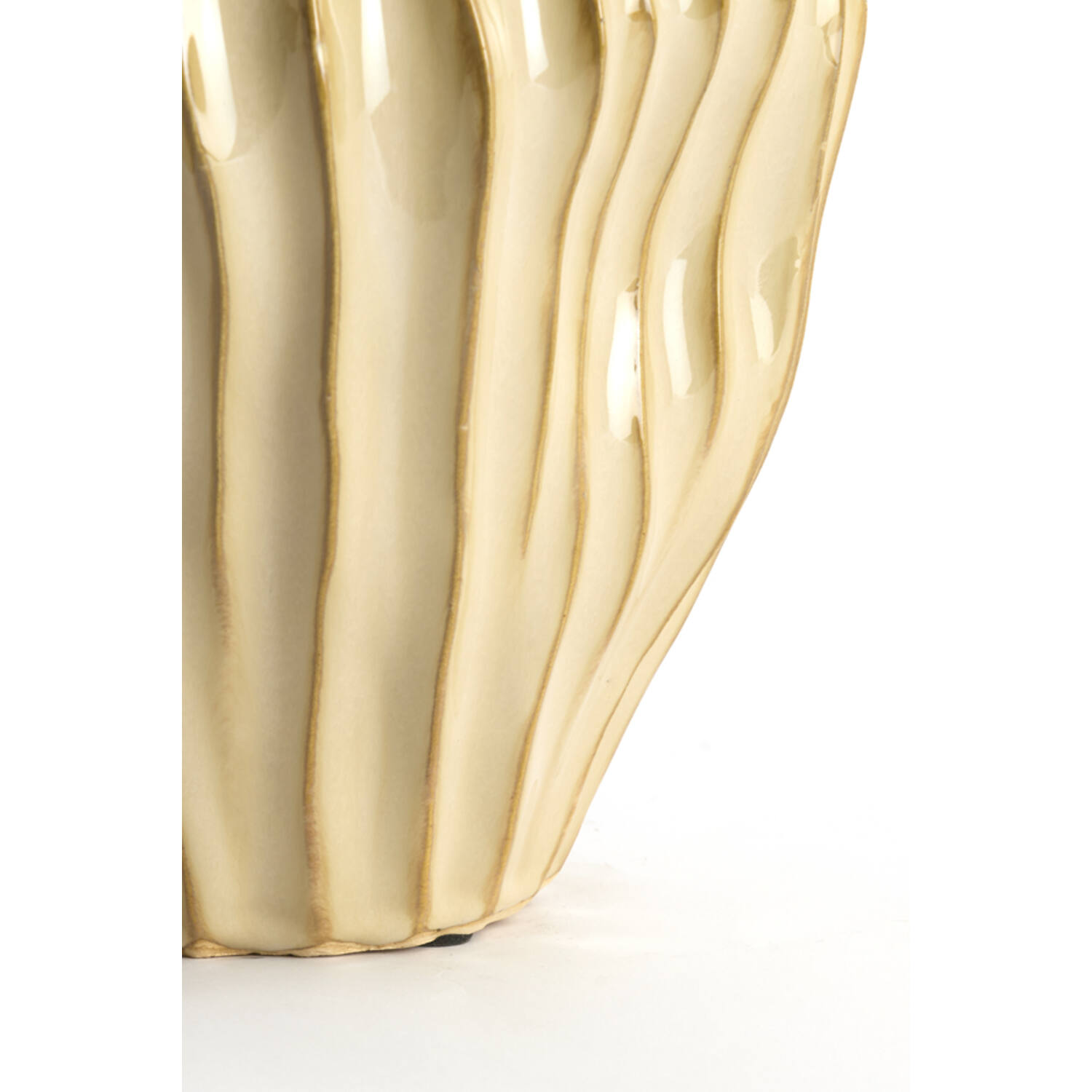 Vase deco Ø26x40 cm VECHHIA ceramics light brown