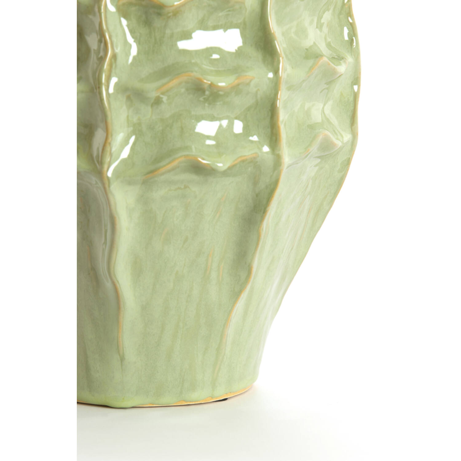 Vase deco Ø26x35 cm LOSETO ceramics green