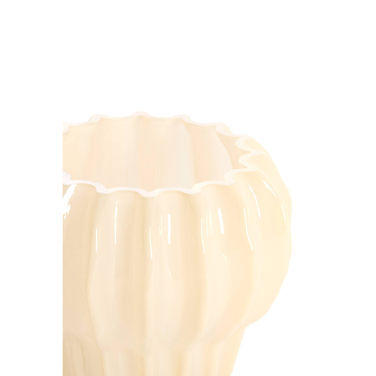 Vase Ø17,5x16 cm RODENGO glass peach