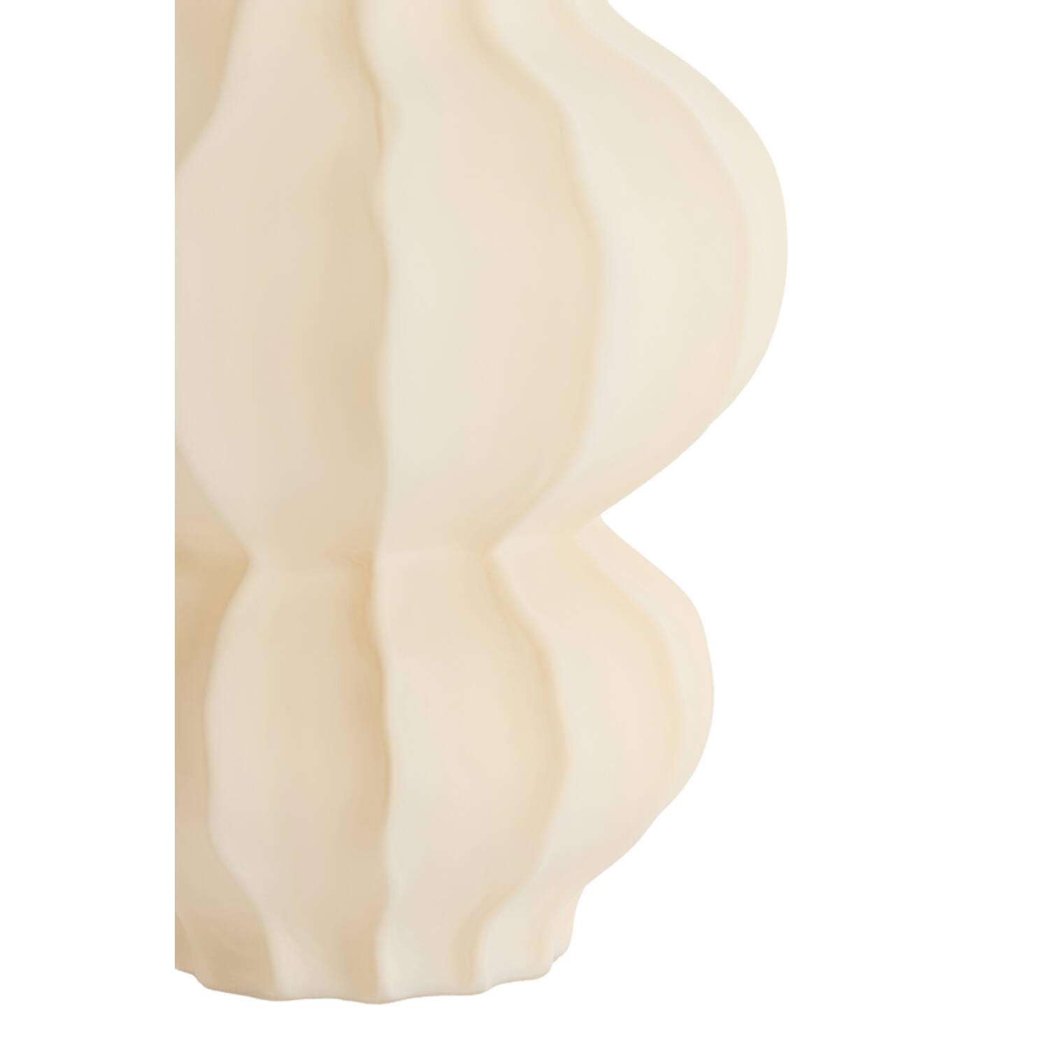Vase Ø16x18,5 cm MARANZA glass matt beige