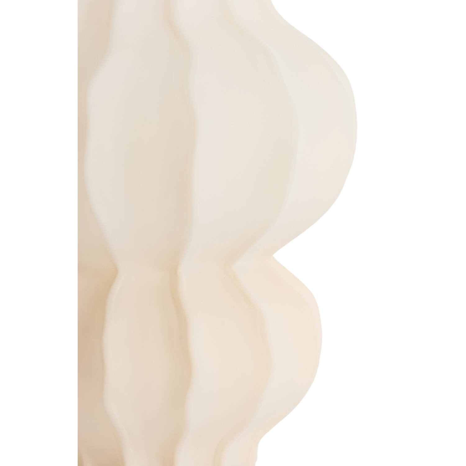 Vase Ø20x23 cm MARANZA glass matt beige