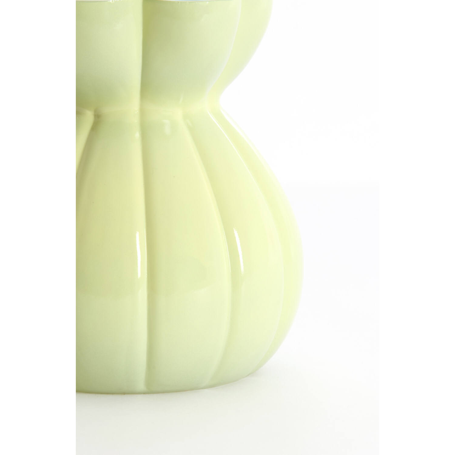 Vase Ø17,5x19 cm BRUNICO glass mint green