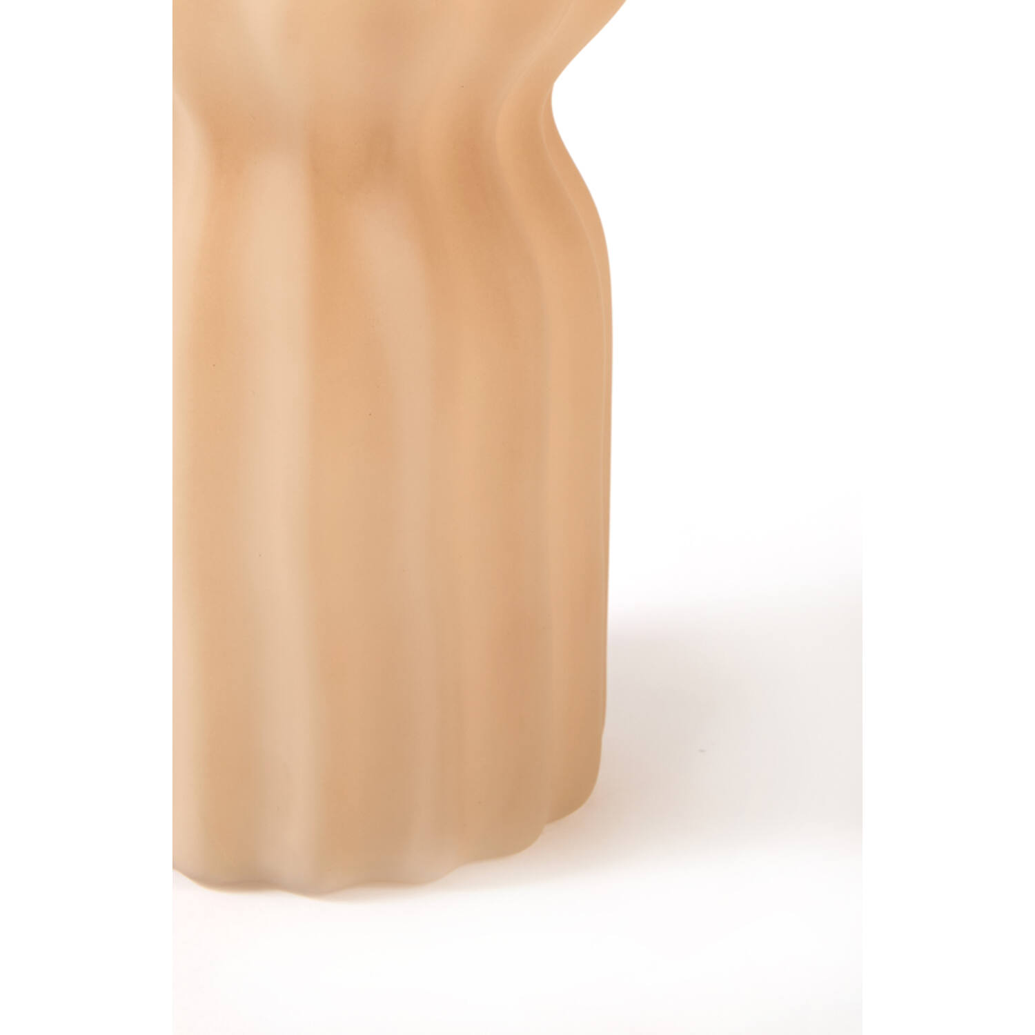 Vase Ø16x33,5 cm TERENTO glass matt sand