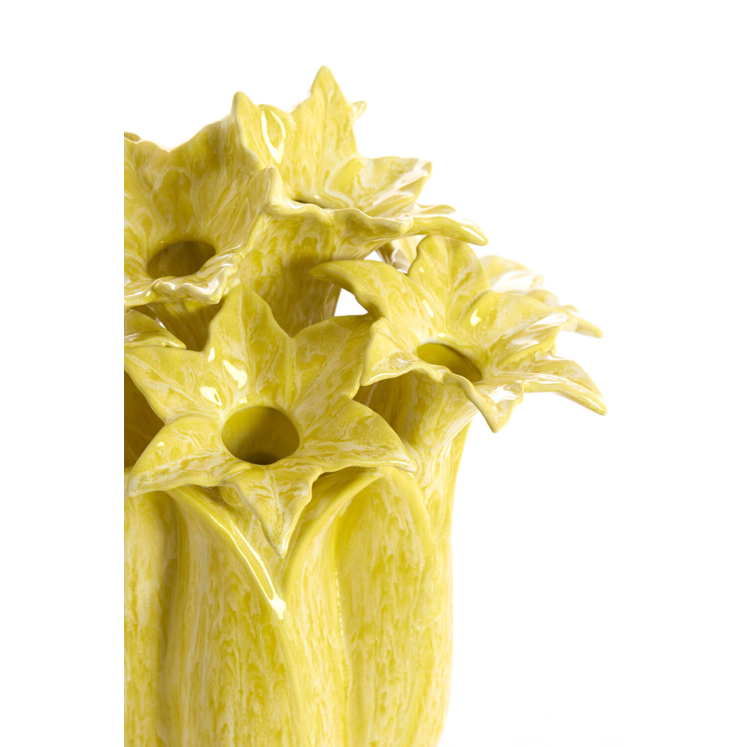 Vase deco Ø21,5x23,5 cm SAMPAGA ceramics yellow