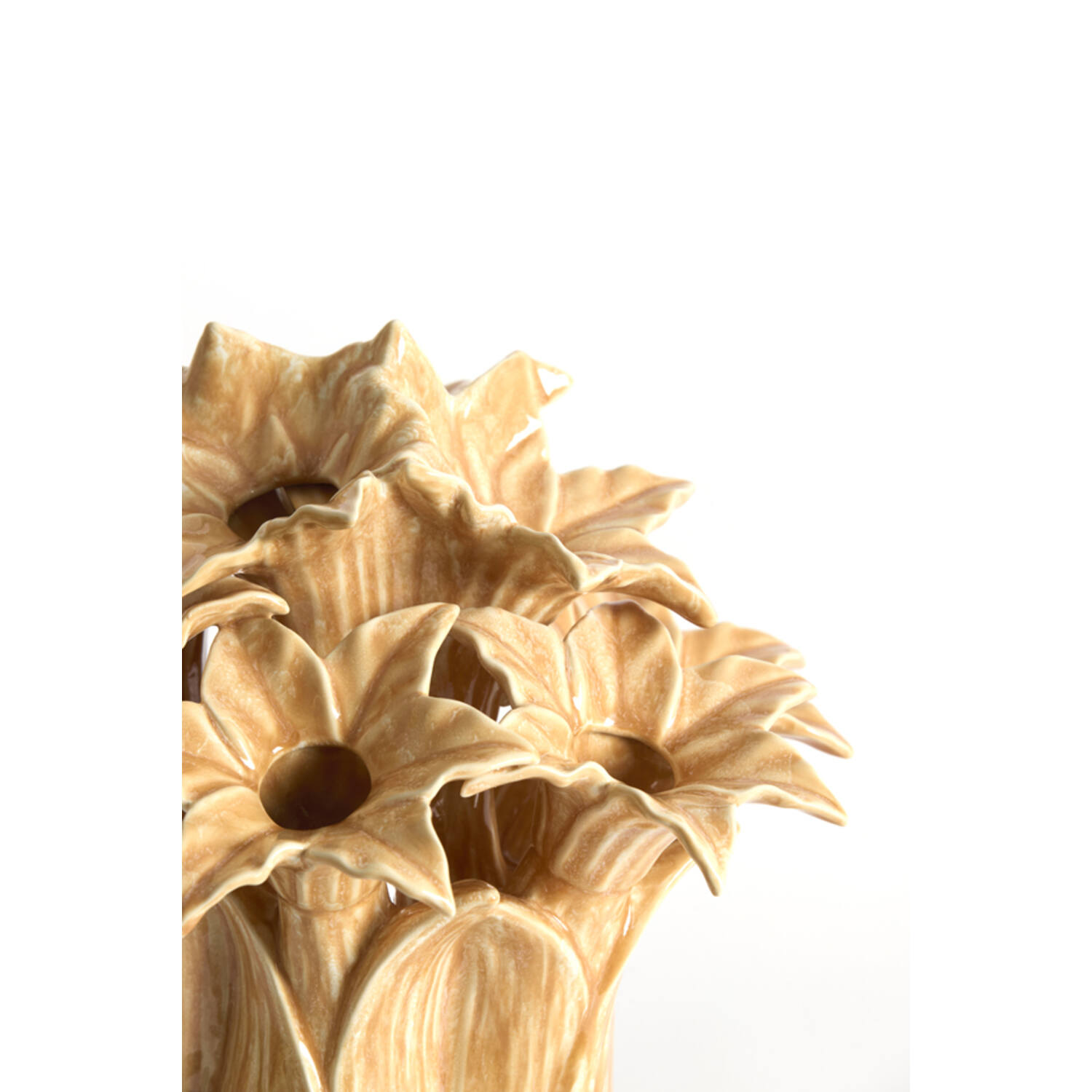 Vase deco Ø21,5x23,5 cm SAMPAGA ceramics orange