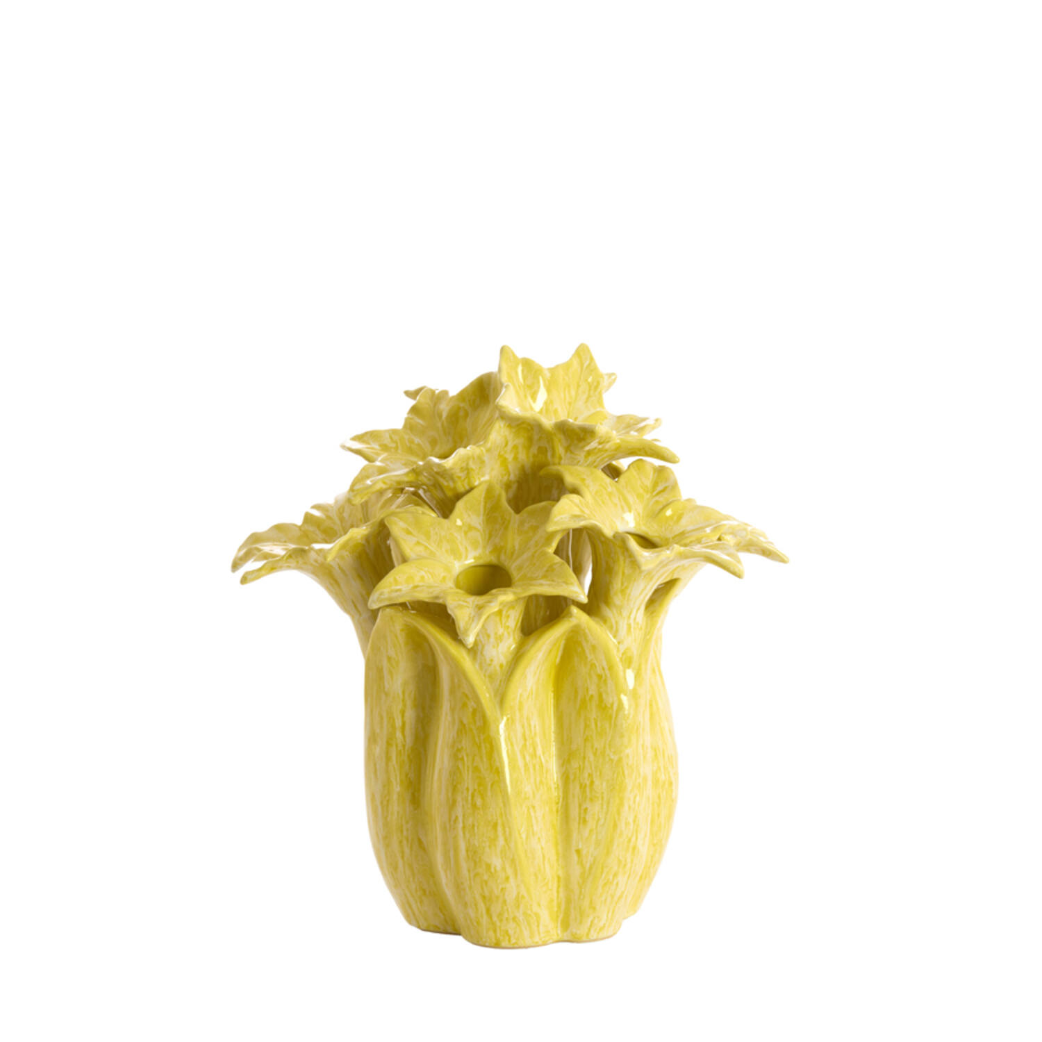 Vase deco Ø26,5x28 cm SAMPAGA ceramics yellow