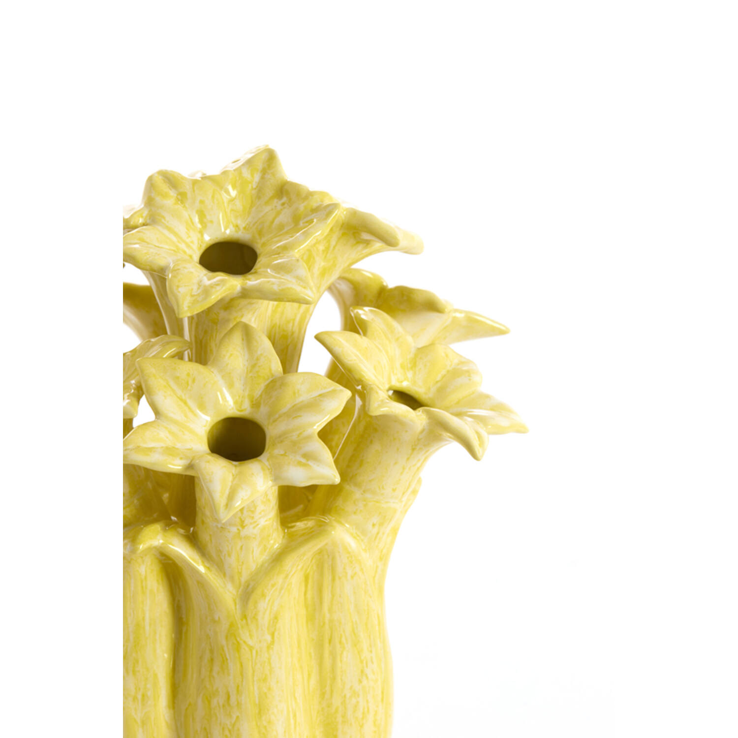 Vase deco Ø26,5x28 cm SAMPAGA ceramics yellow