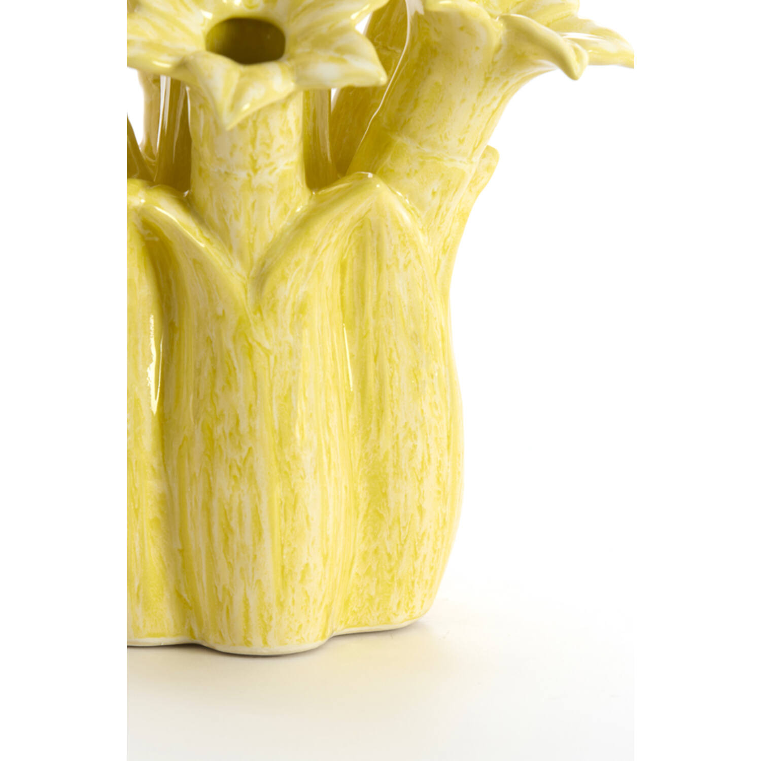 Vase deco Ø26,5x28 cm SAMPAGA ceramics yellow