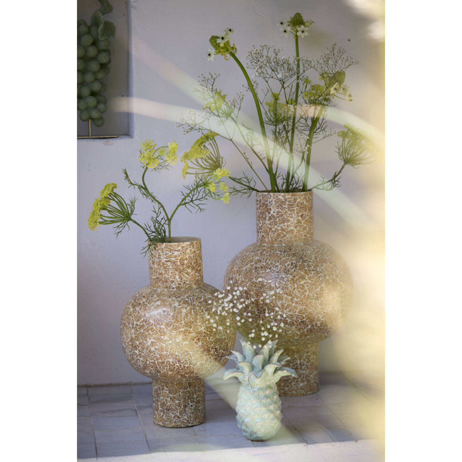 Vase deco Ø24x38 cm GIRONA bamboo natural
