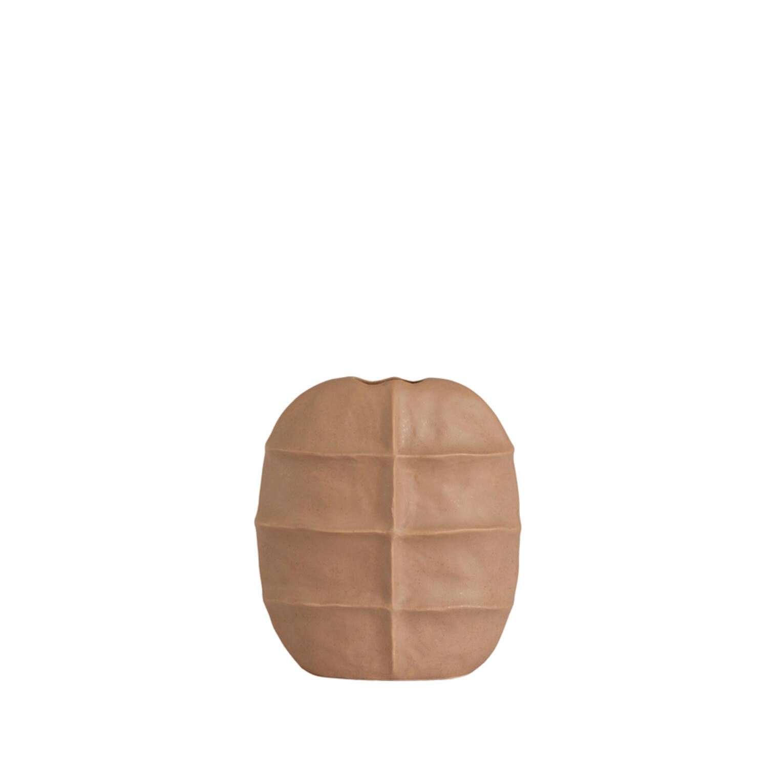 Vase deco 25x12,5x28 cm MANTU ceramics matt old pink