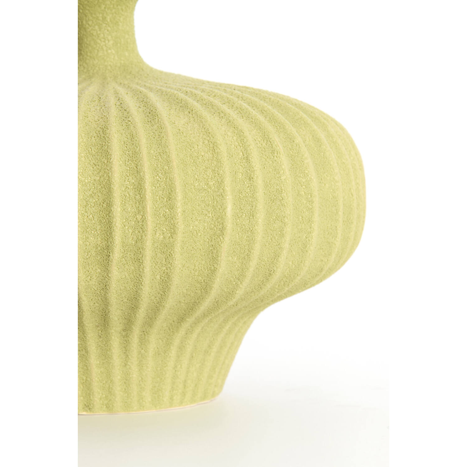 Vase deco 23x22,5x18 cm NEVANO matt green