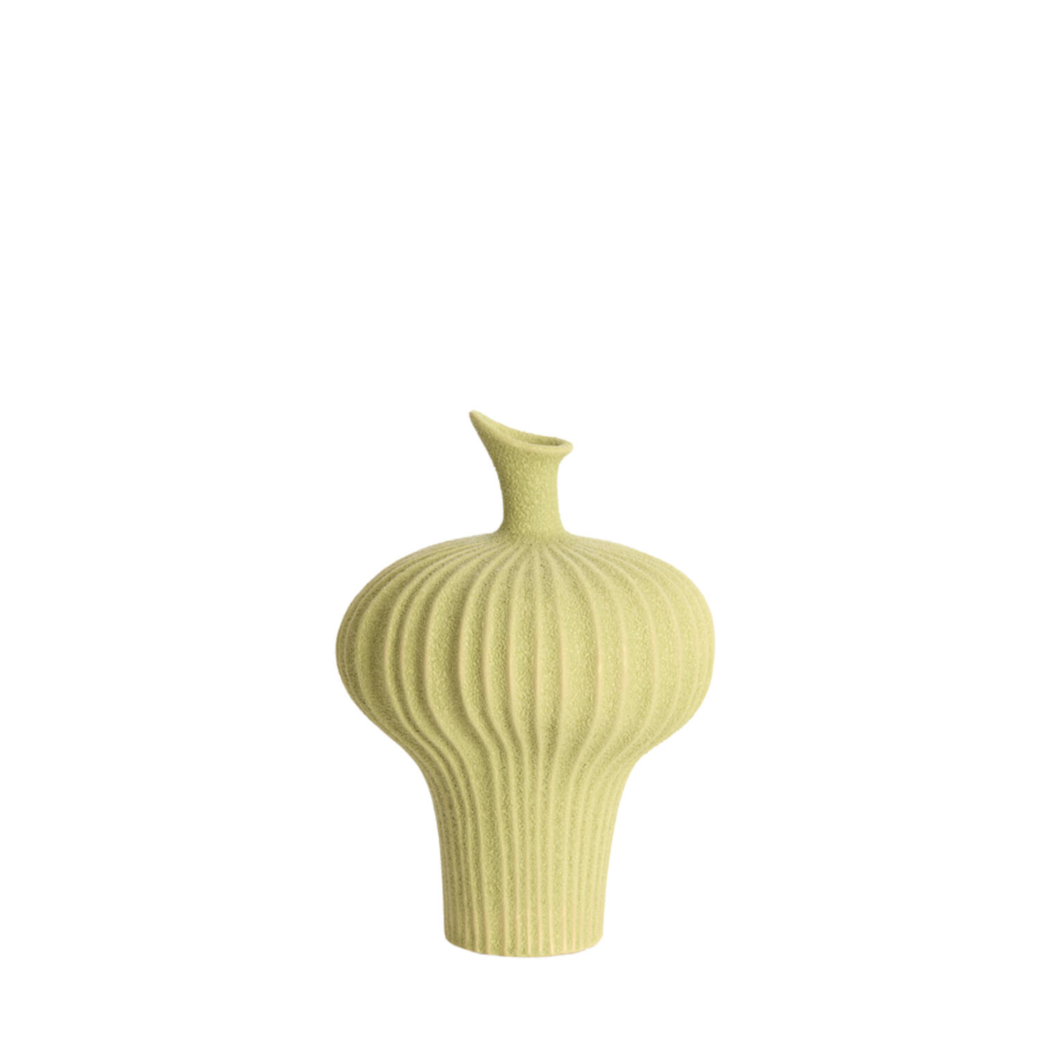 Vase deco 23x22x32,5 cm NEVANO matt green