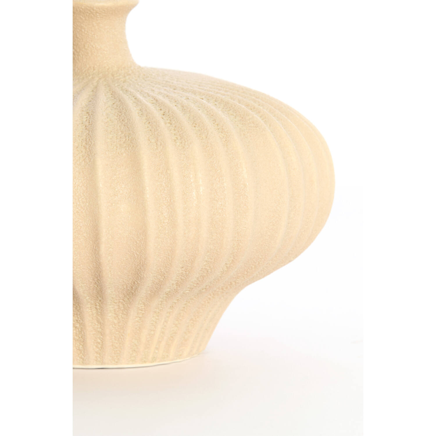 Vase deco 31x29,5x25,5 cm NEVANO matt peach