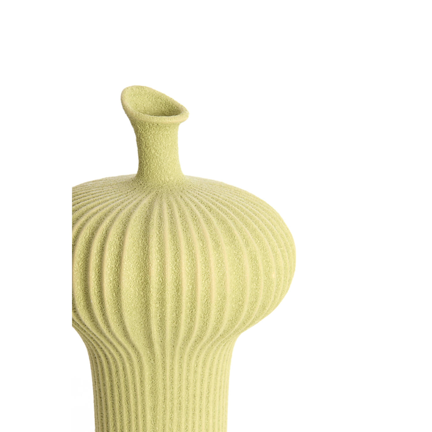 Vase deco Ø23,5x42,5 cm NEVANO matt green