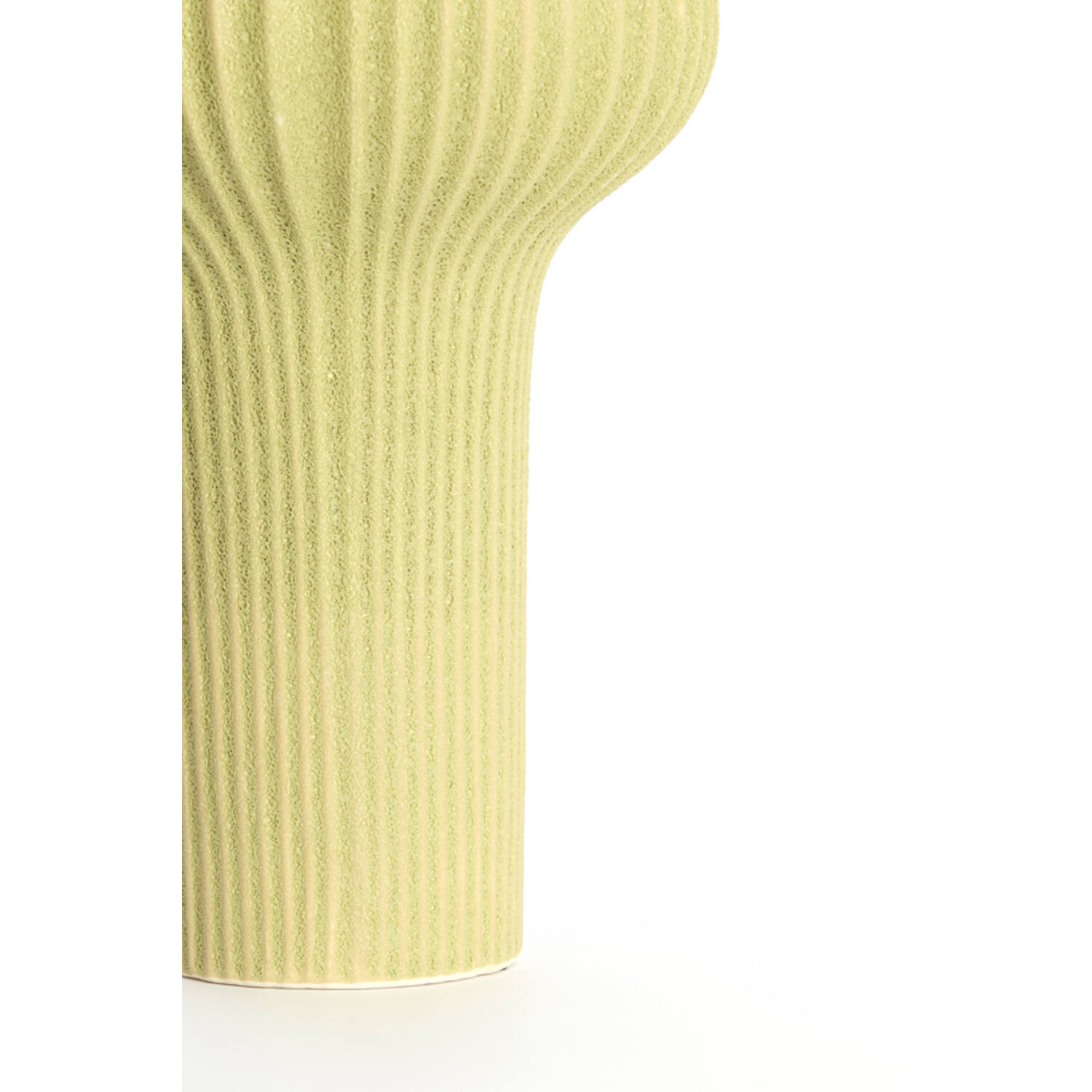 Vase deco Ø23,5x42,5 cm NEVANO matt green