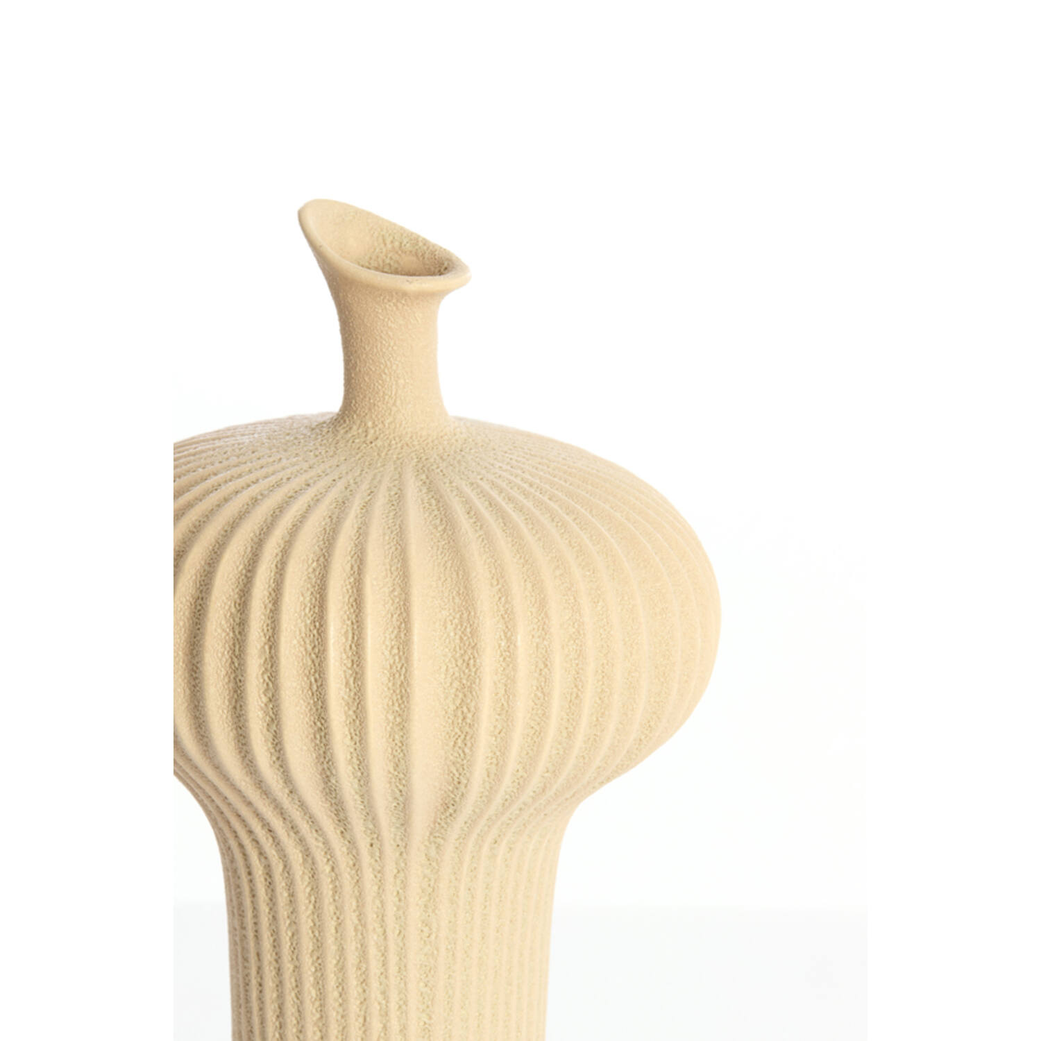 Vase deco Ø23,5x42,5 cm NEVANO matt peach